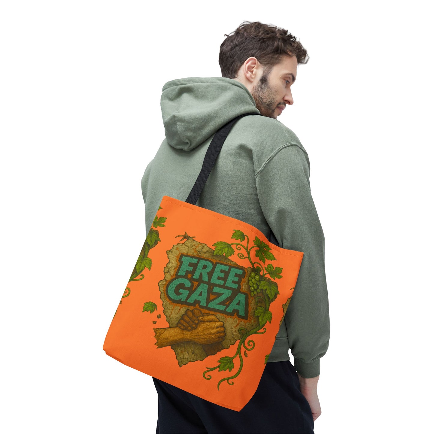 FREE GAZA — Roots of Resistance Tote Bag