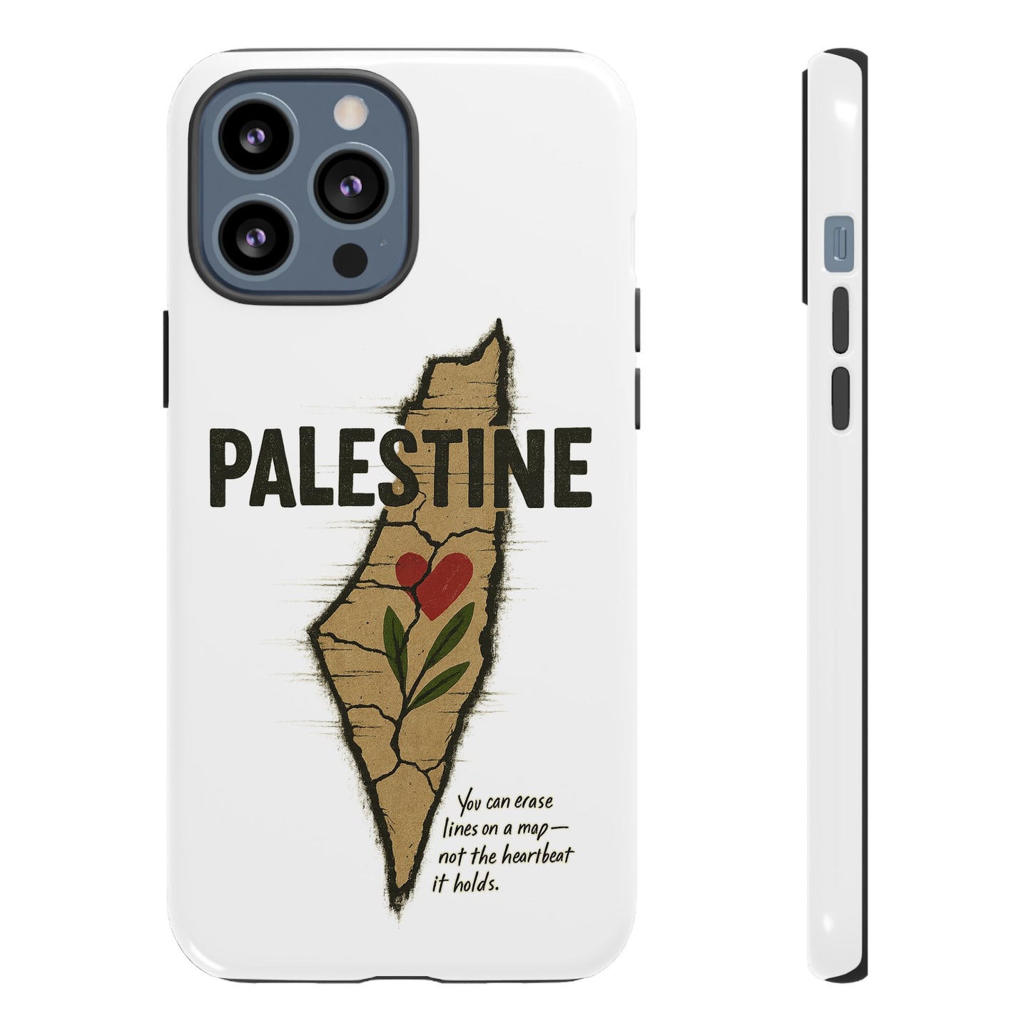 Palestine Heart – Roots & Blood Edition Phone Case