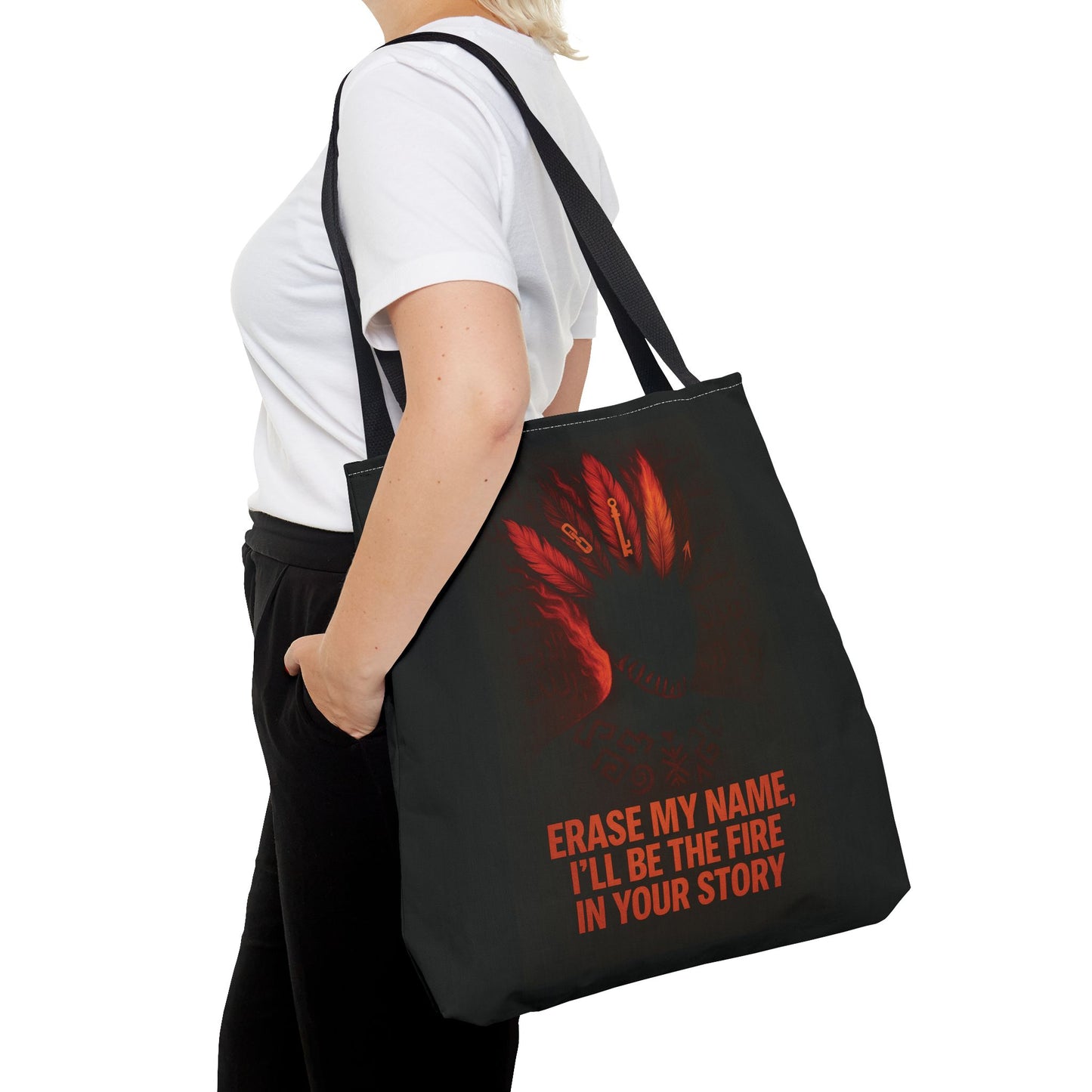 Fire in Your Story – Statement Tote