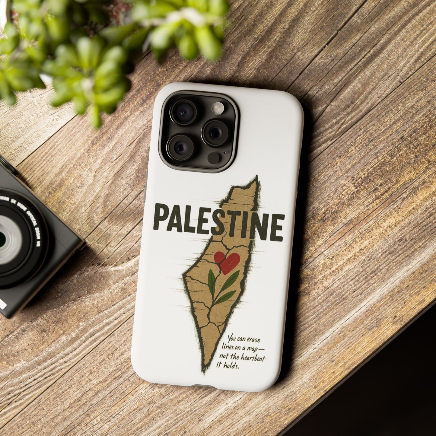 Palestine Heart – Roots & Blood Edition Phone Case