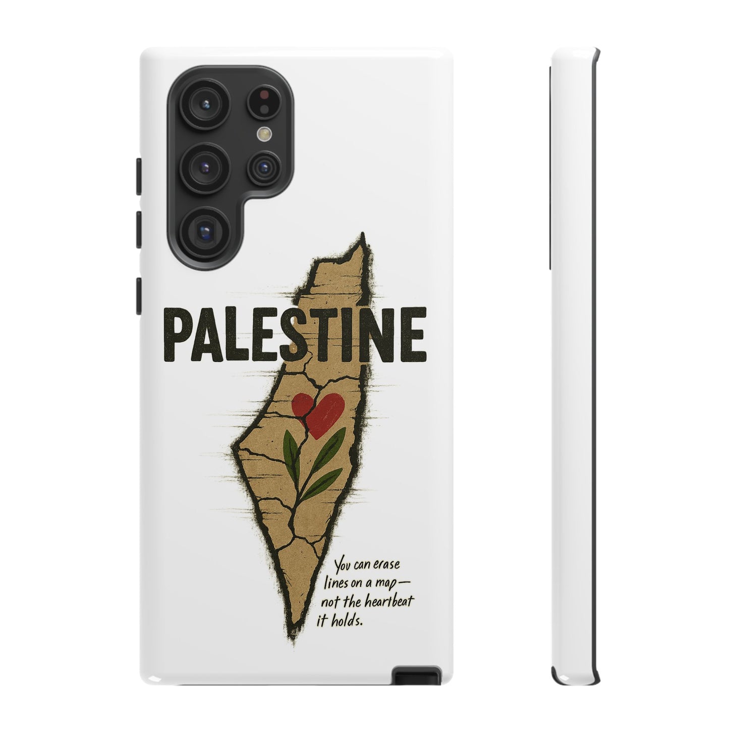 Palestine Heart – Roots & Blood Edition Phone Case