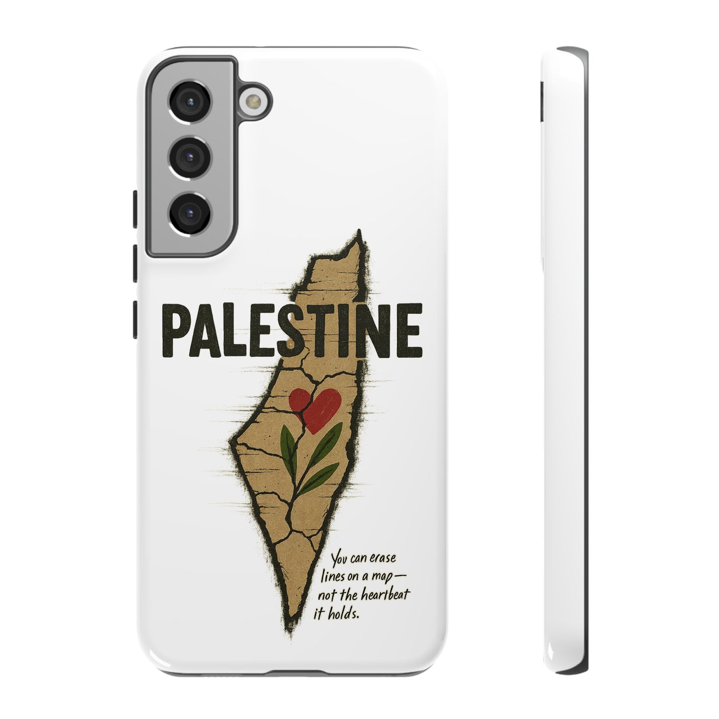 Palestine Heart – Roots & Blood Edition Phone Case