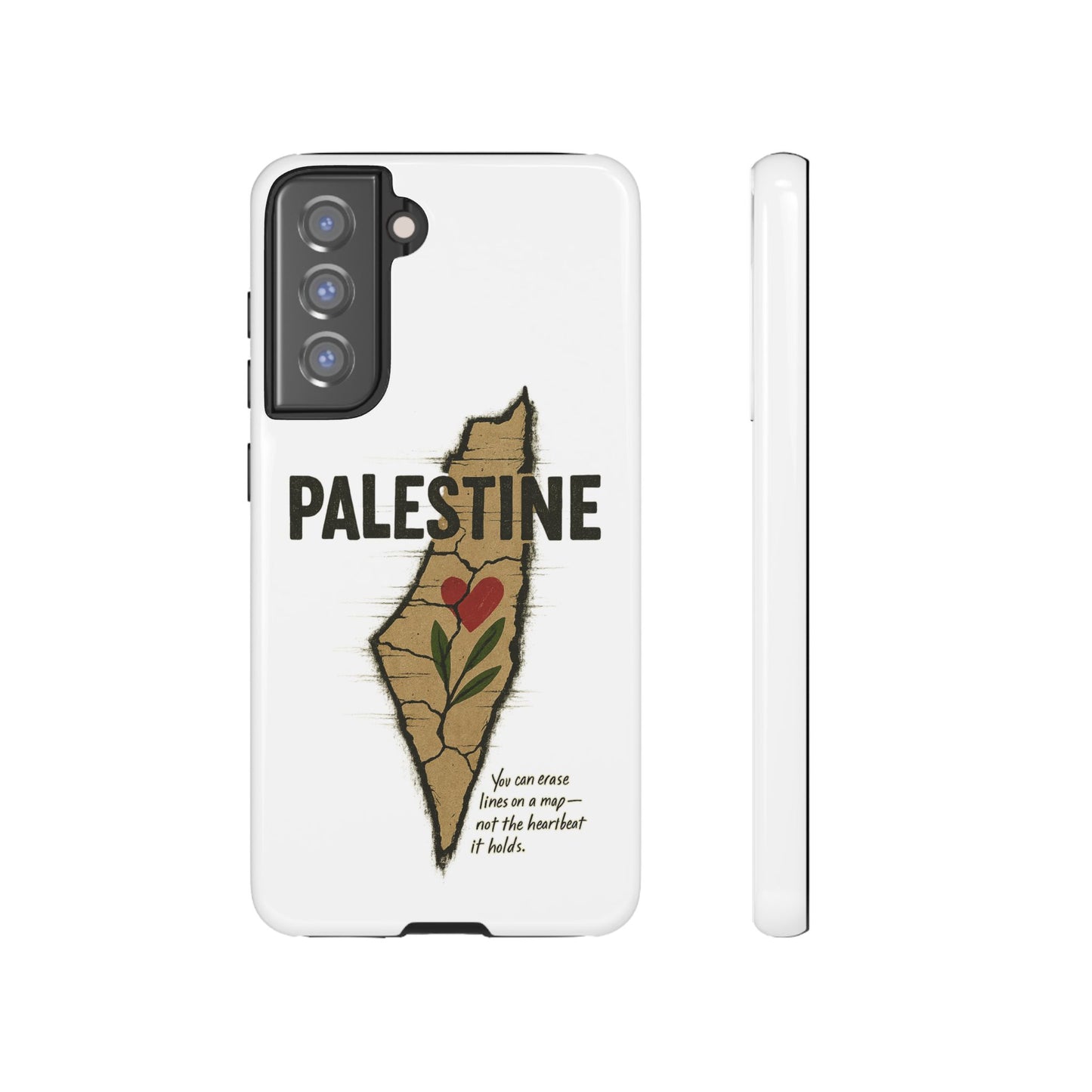 Palestine Heart – Roots & Blood Edition Phone Case