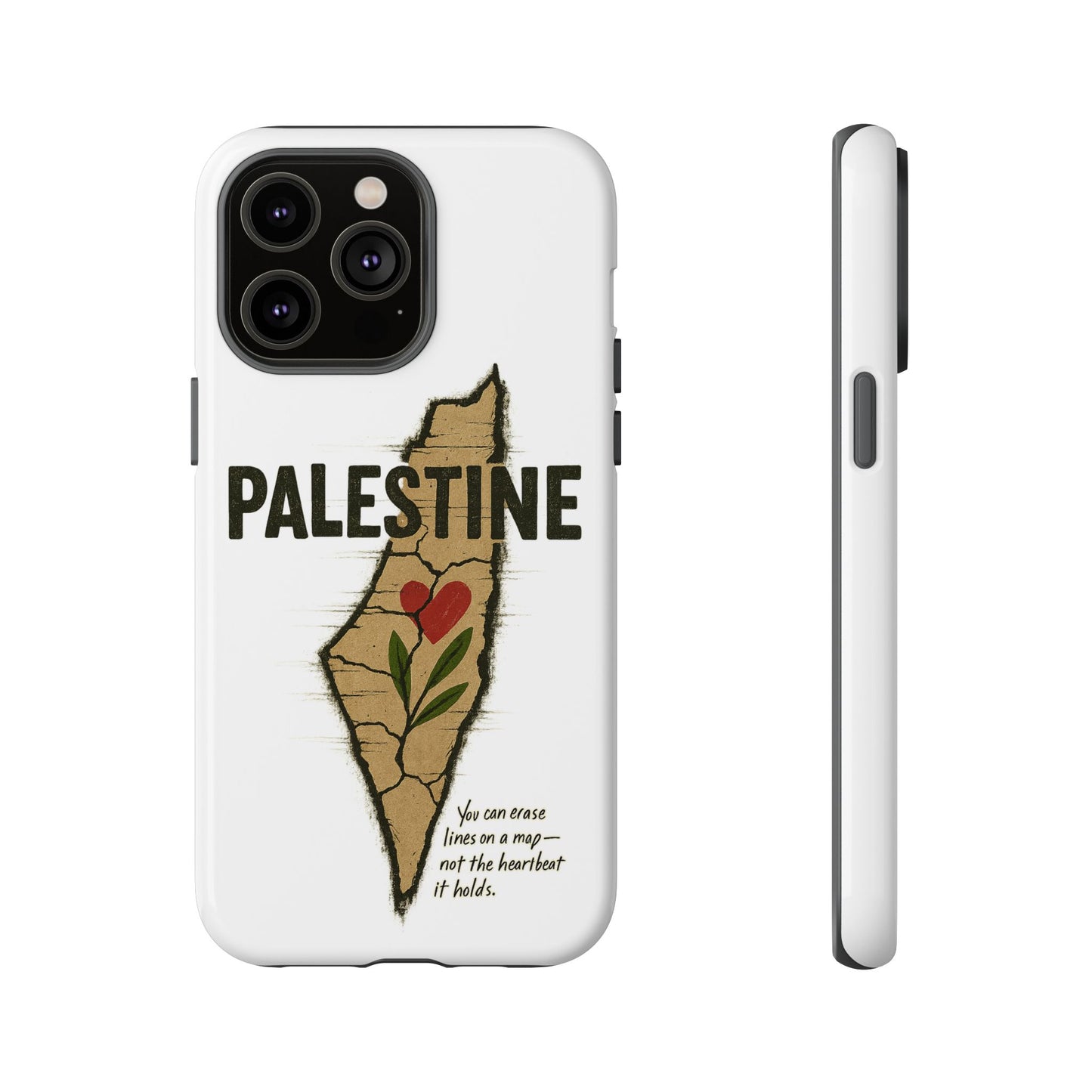 Palestine Heart – Roots & Blood Edition Phone Case