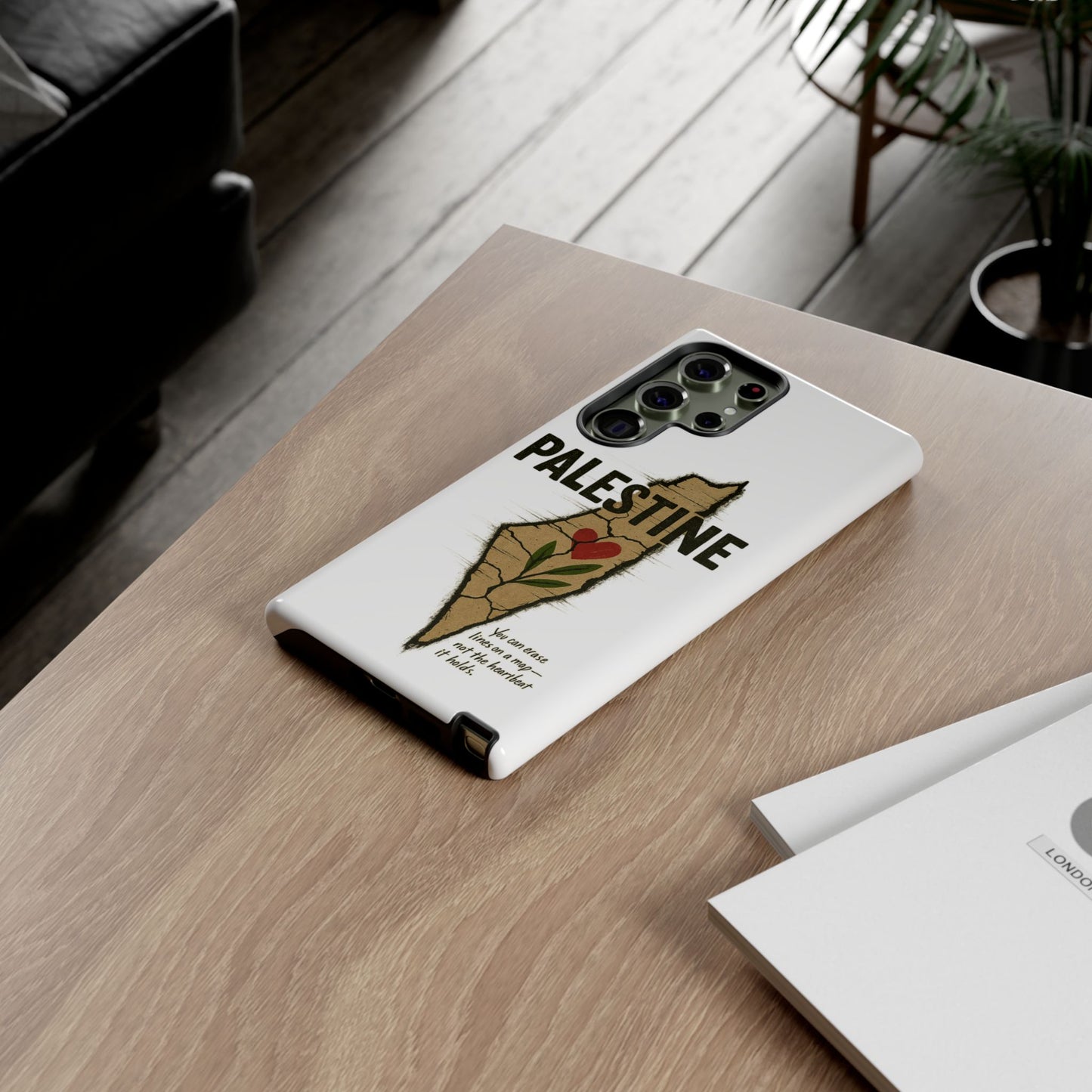 Palestine Heart – Roots & Blood Edition Phone Case