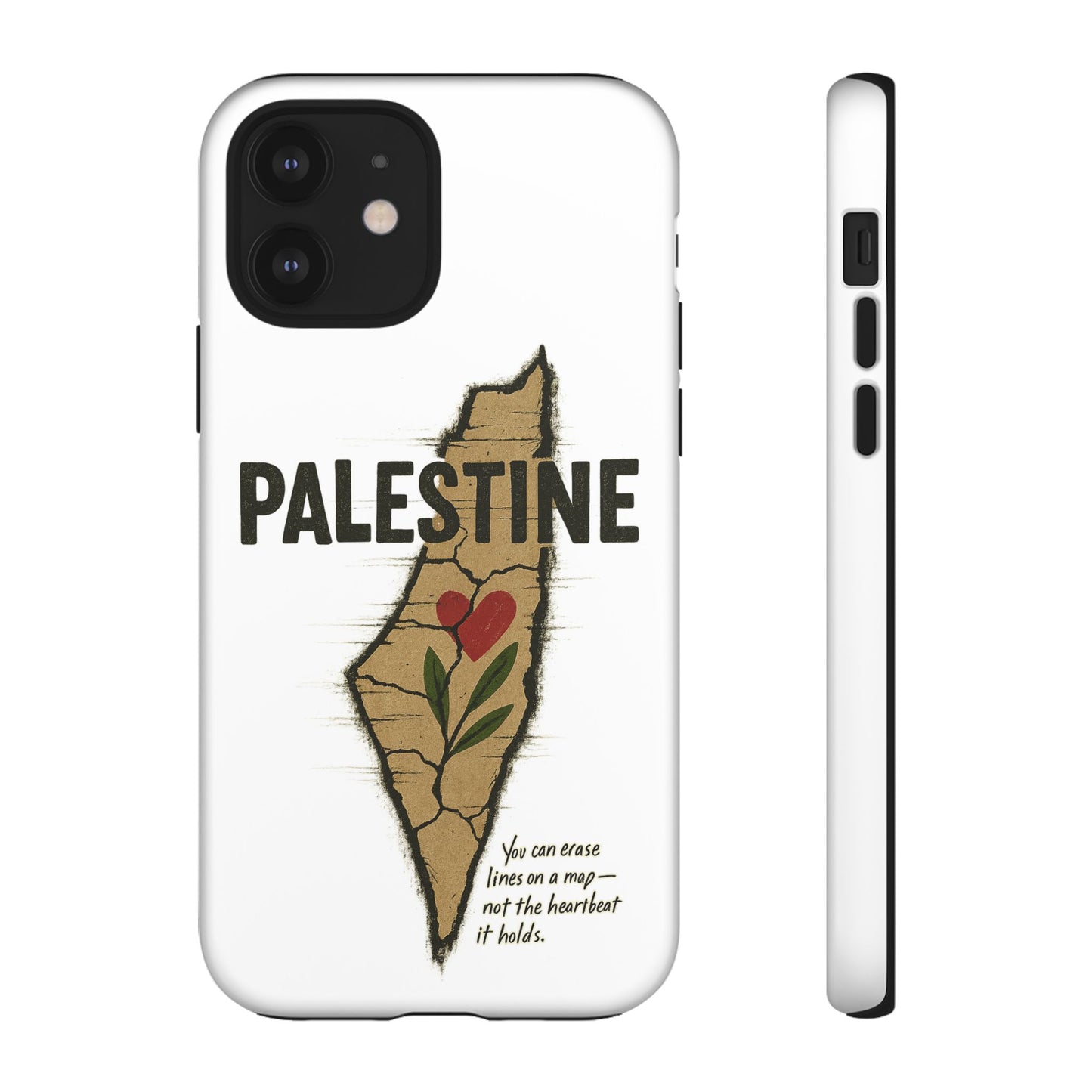 Palestine Heart – Roots & Blood Edition Phone Case
