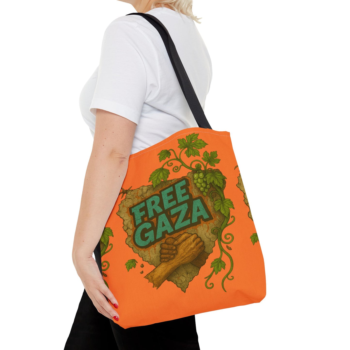 FREE GAZA — Roots of Resistance Tote Bag