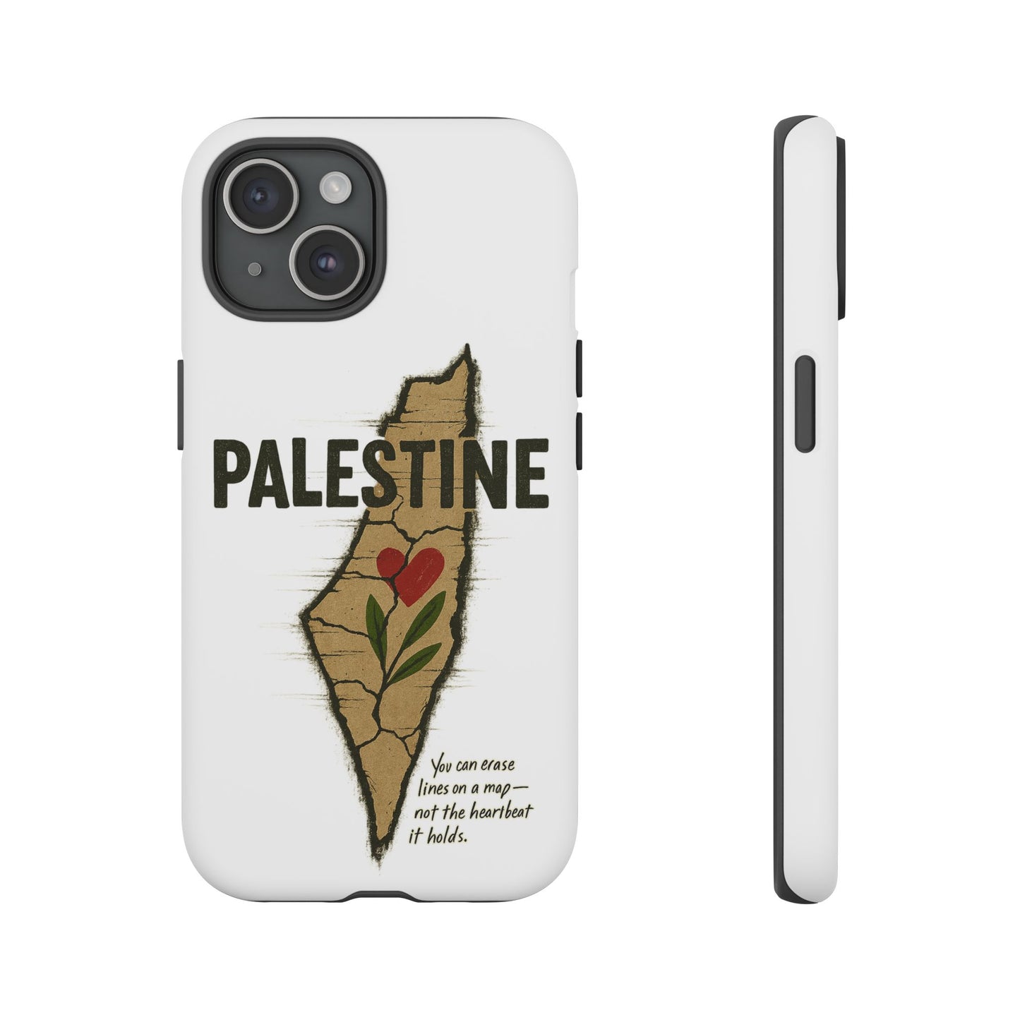 Palestine Heart – Roots & Blood Edition Phone Case