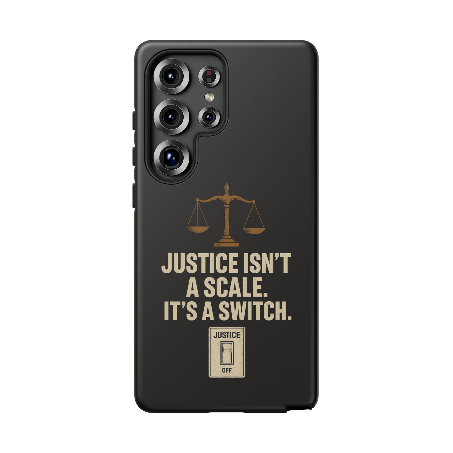 Justice Isn’t a Scale, It’s a Switch – Activist Statement Case