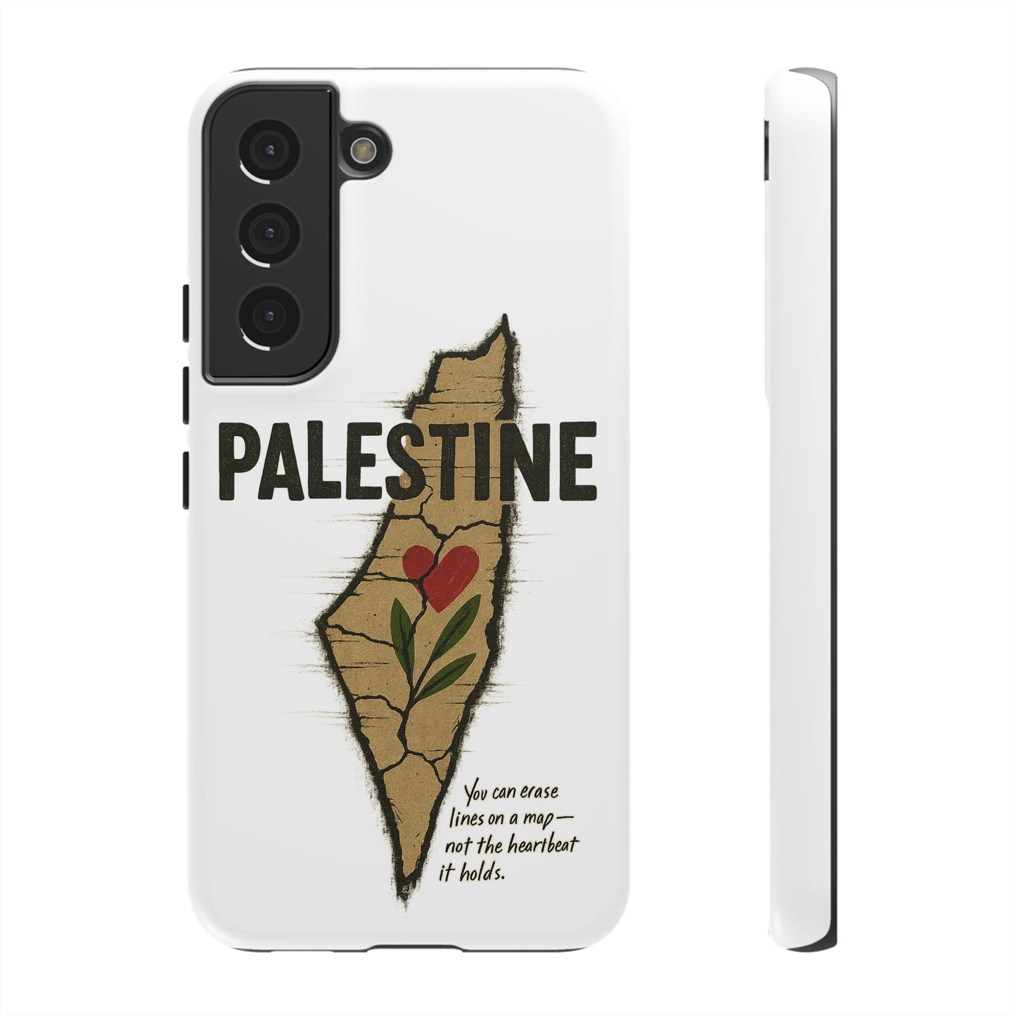 Palestine Heart – Roots & Blood Edition Phone Case