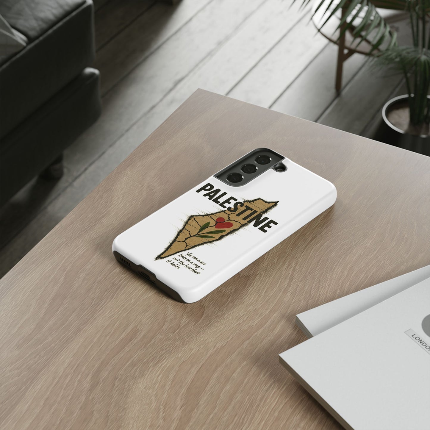 Palestine Heart – Roots & Blood Edition Phone Case