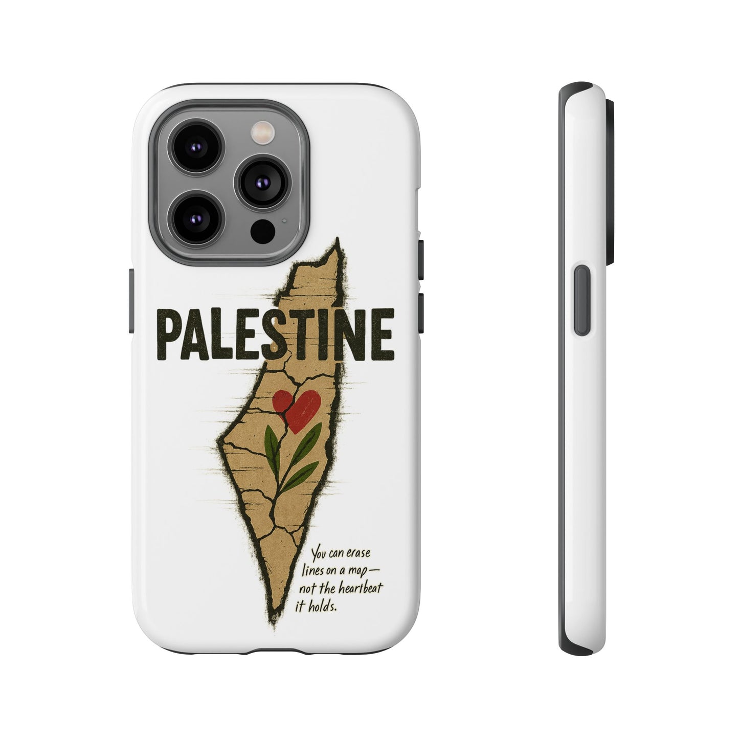 Palestine Heart – Roots & Blood Edition Phone Case