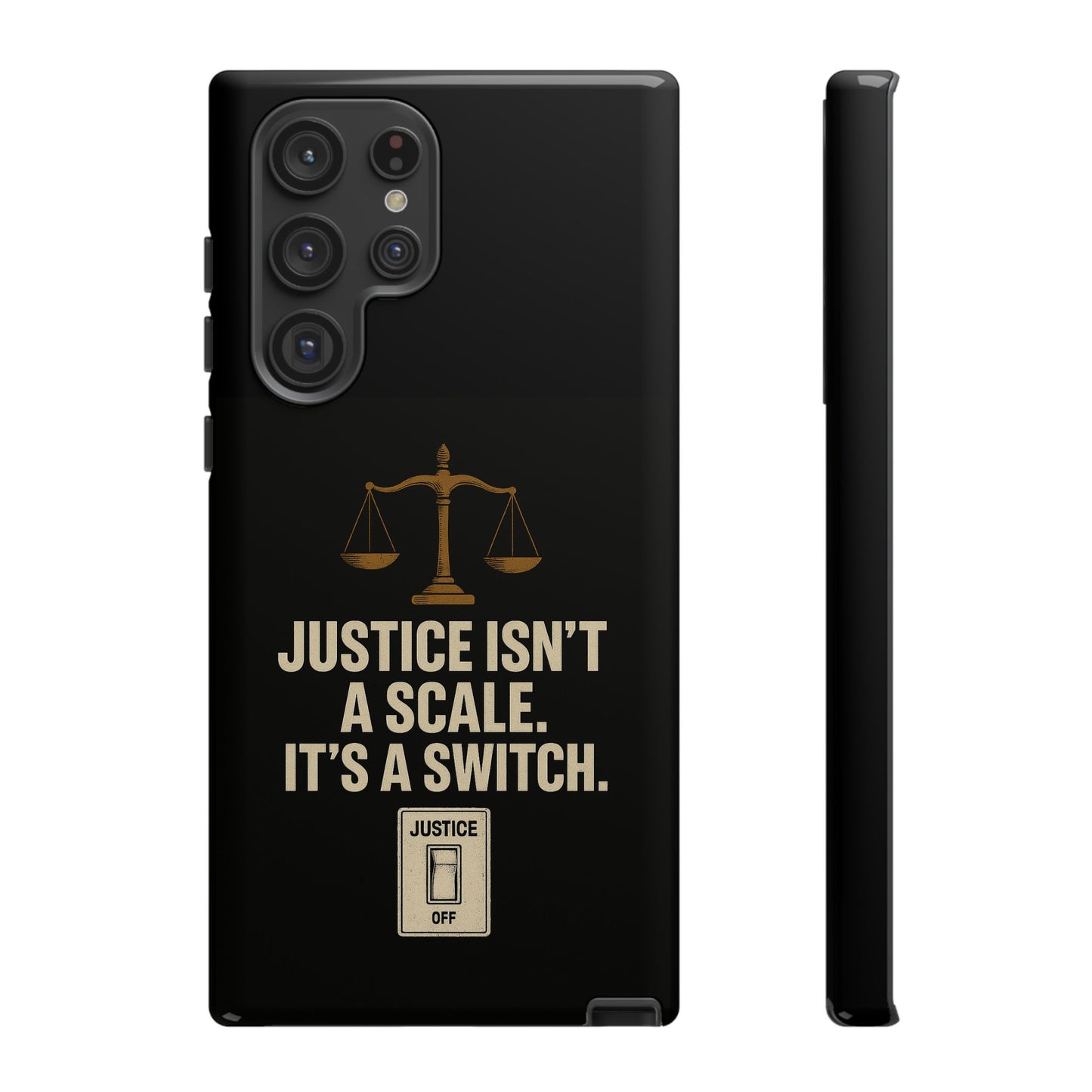 Justice Isn’t a Scale, It’s a Switch – Activist Statement Case