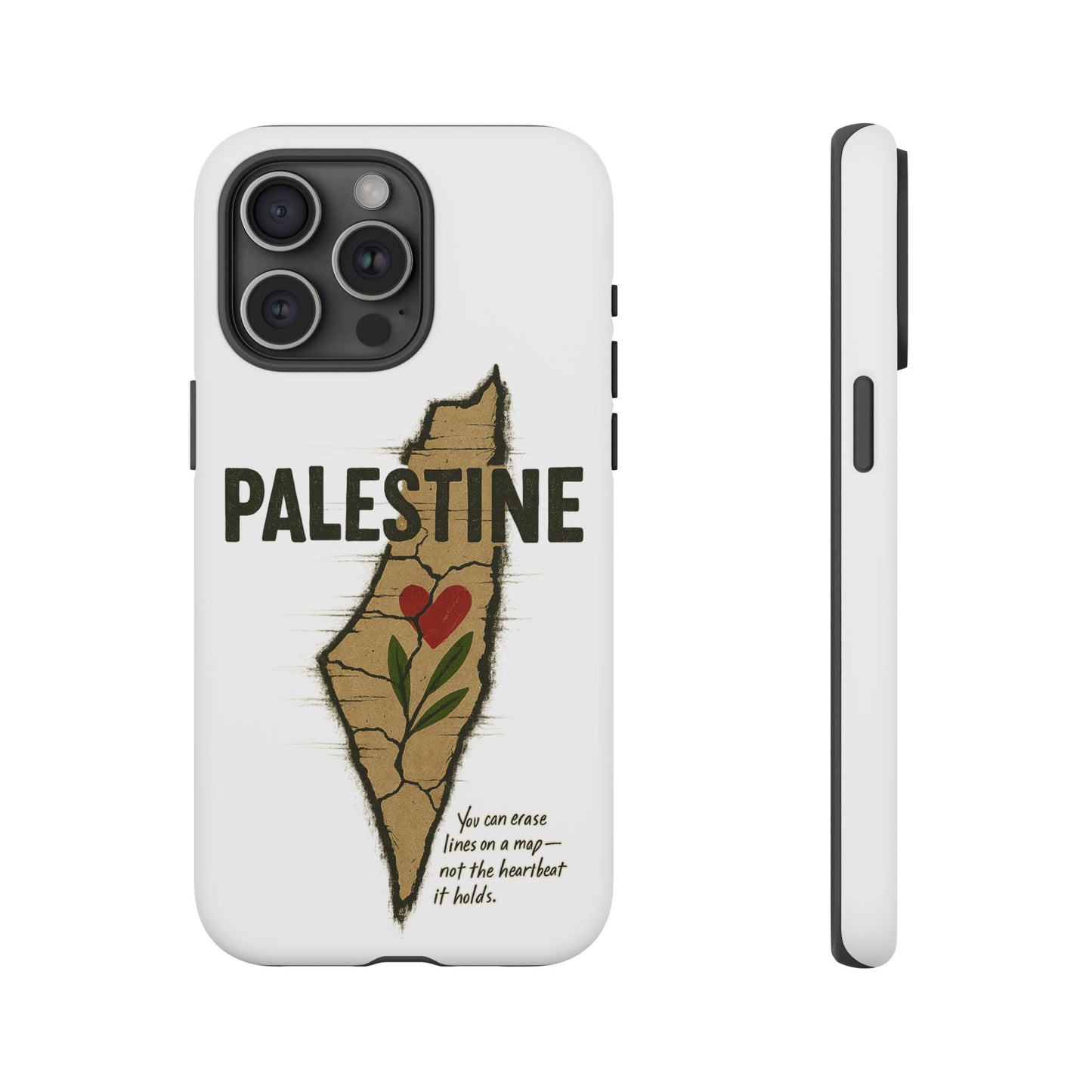 Palestine Heart – Roots & Blood Edition Phone Case