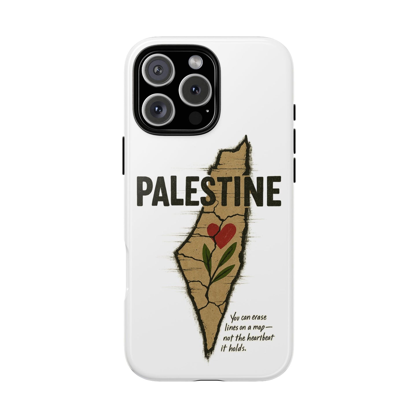 Palestine Heart – Roots & Blood Edition Phone Case