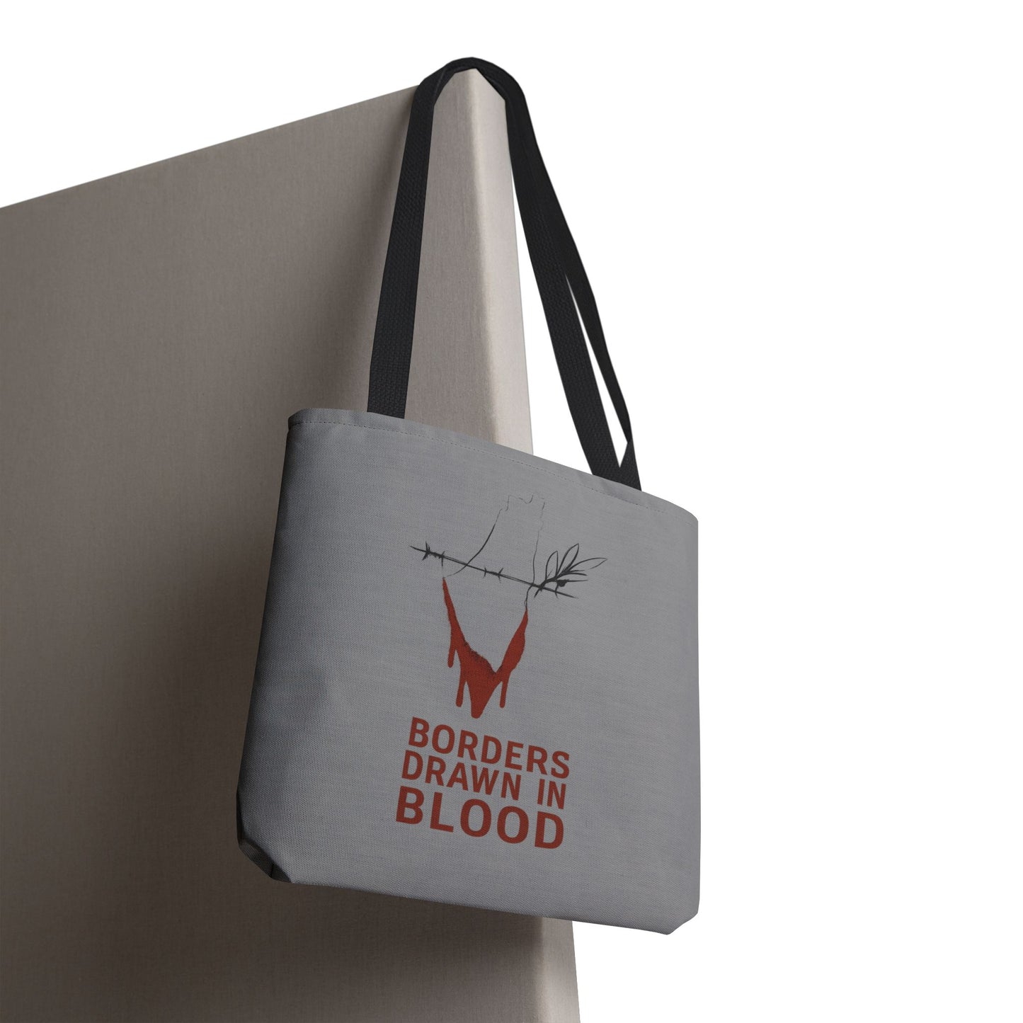 Borders Drawn in Blood – Gaza Resistance Tote Bag