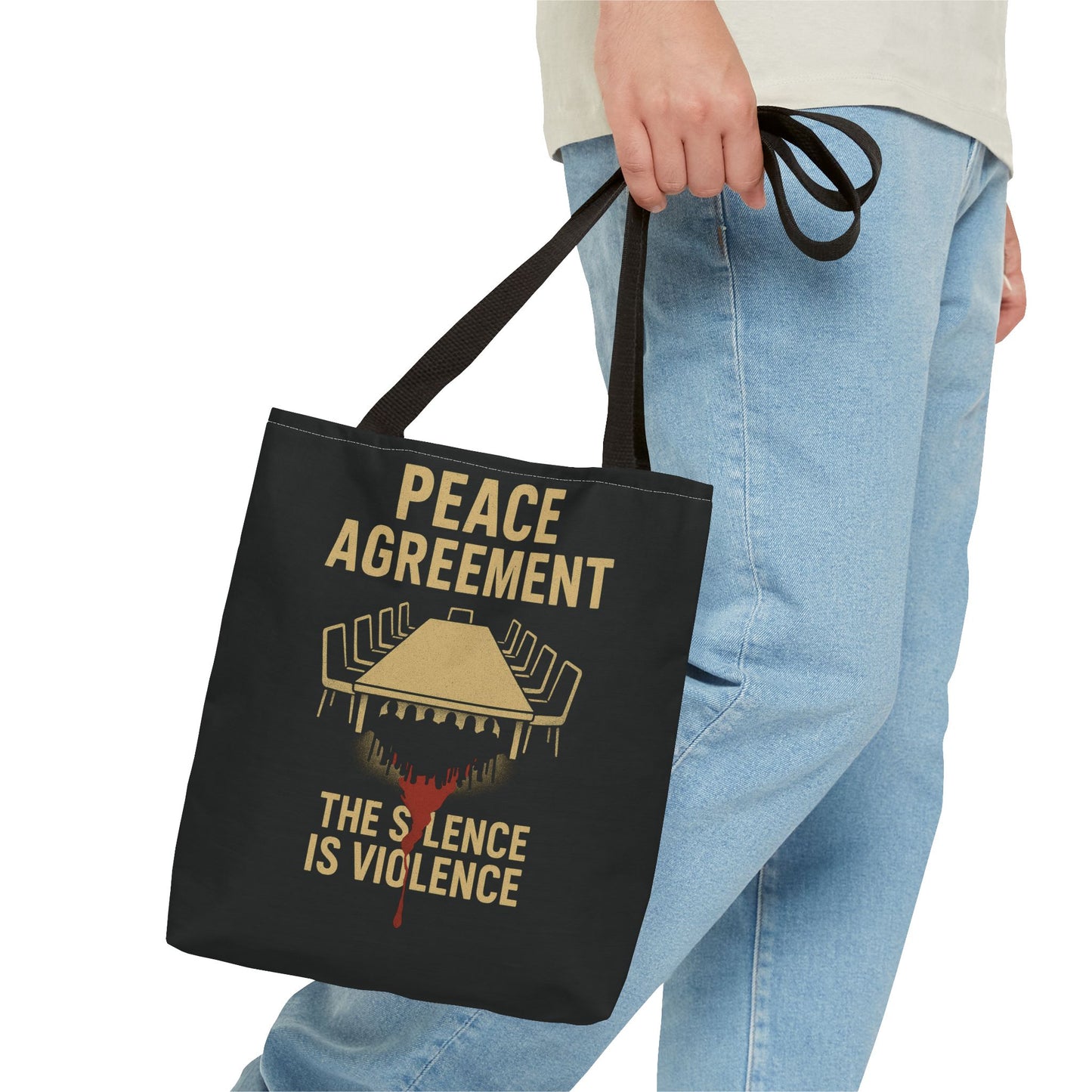 Peace Agreement: Silence is Violence Tote