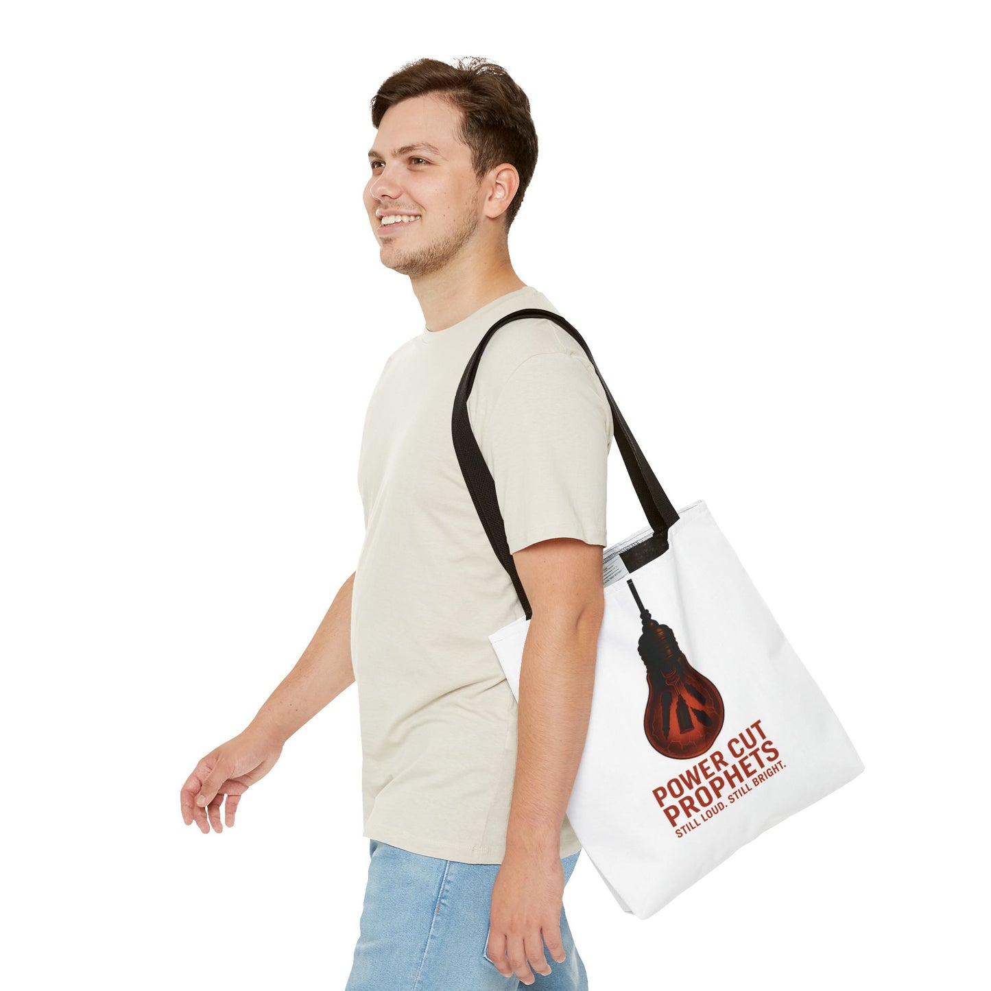 Power Cut Prophets Tote – Still Loud. Still Bright.