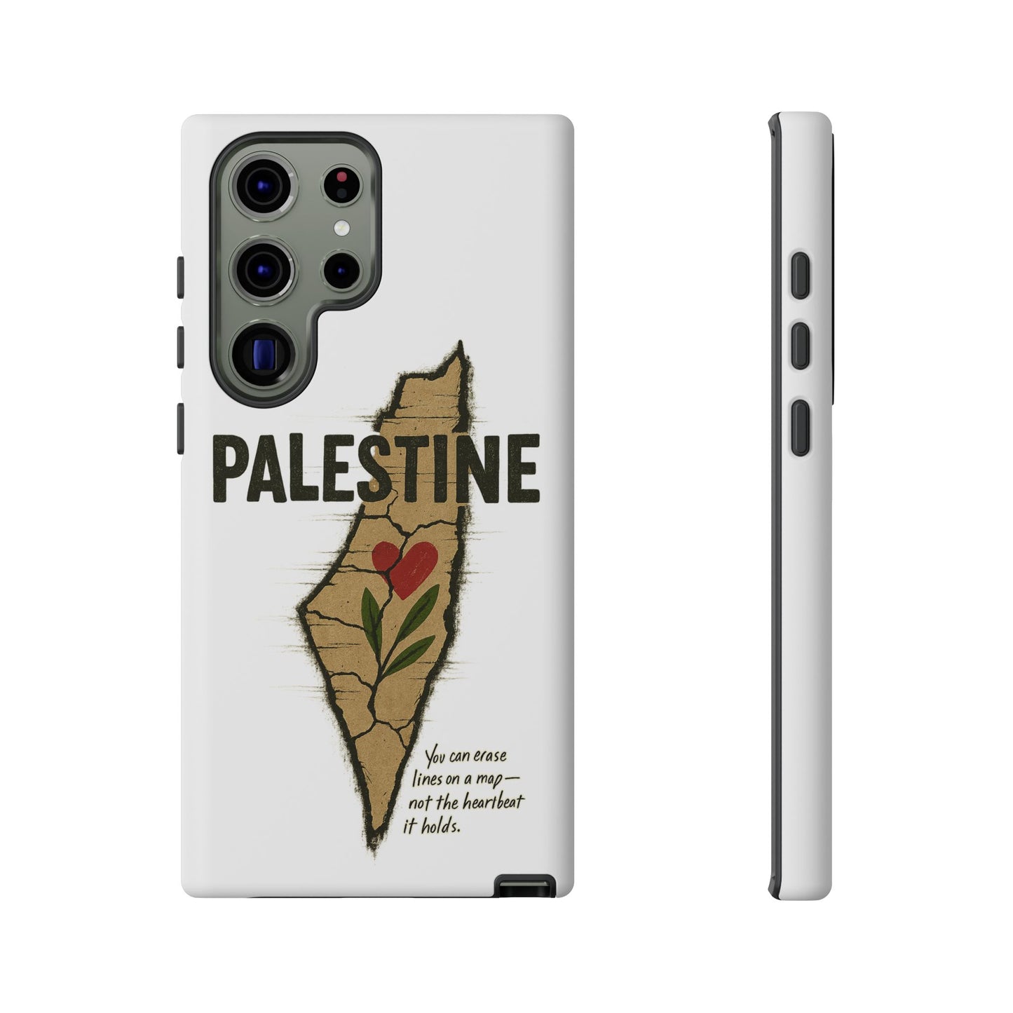Palestine Heart – Roots & Blood Edition Phone Case