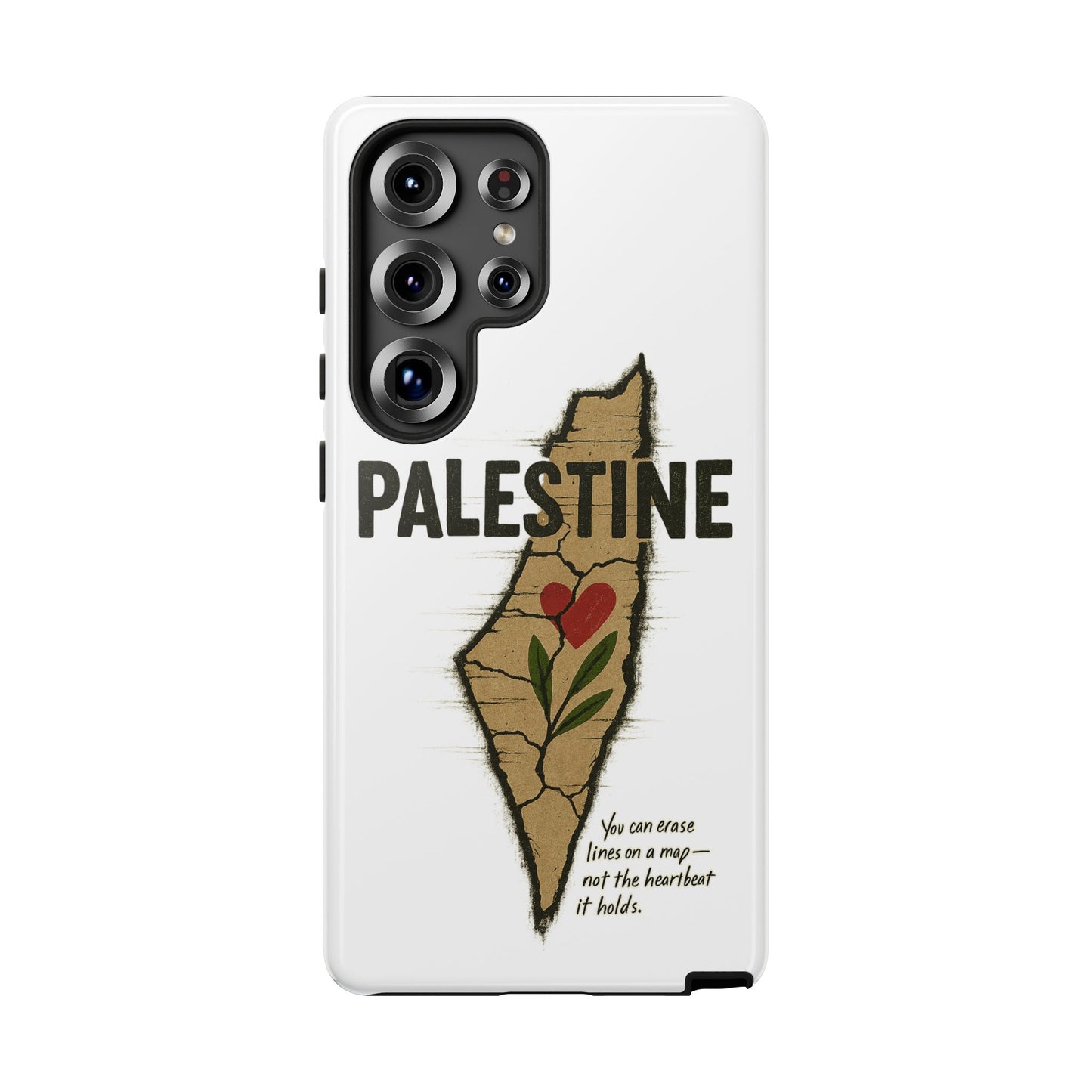 Palestine Heart – Roots & Blood Edition Phone Case