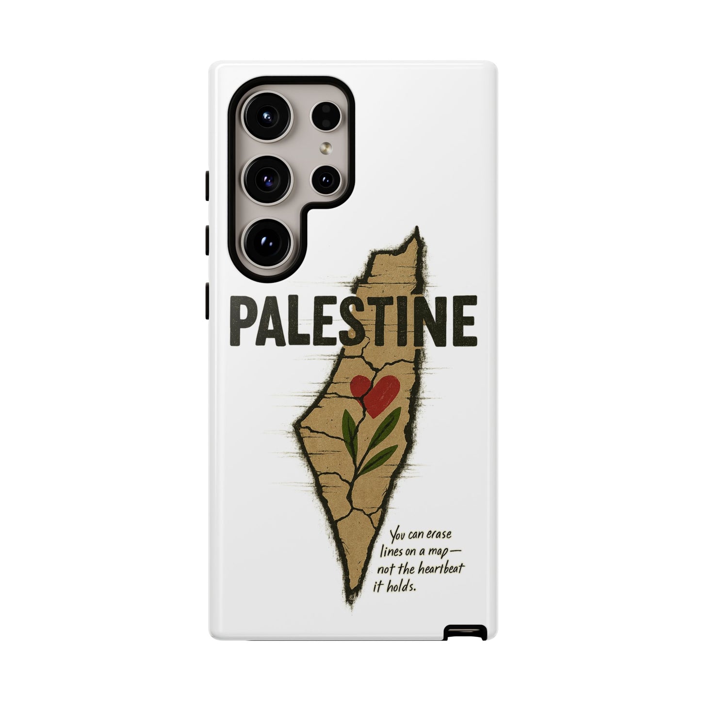 Palestine Heart – Roots & Blood Edition Phone Case