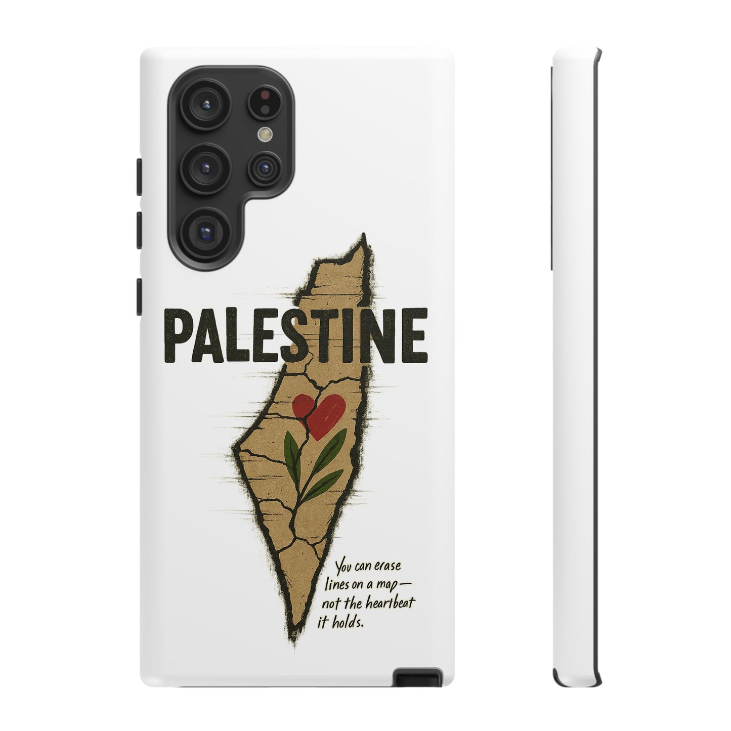 Palestine Heart – Roots & Blood Edition Phone Case
