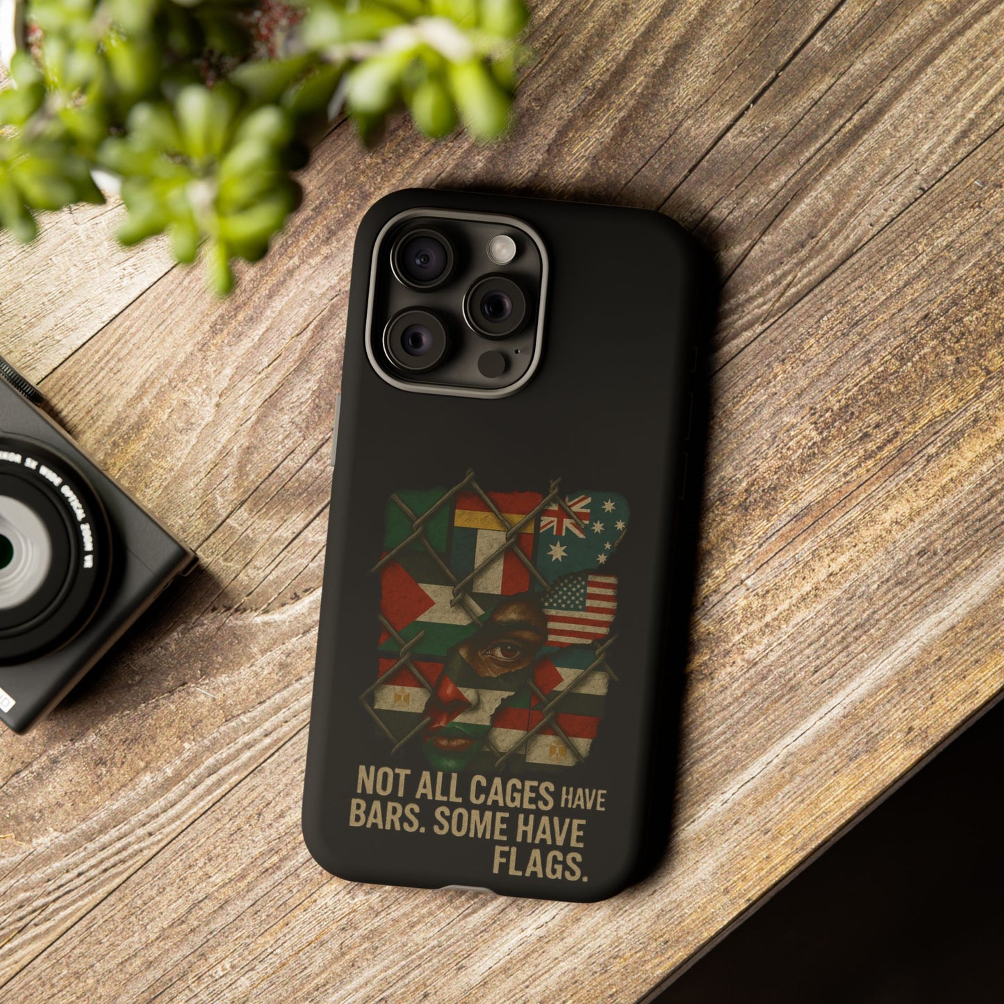 Not All Cages Have Flags Phone Case