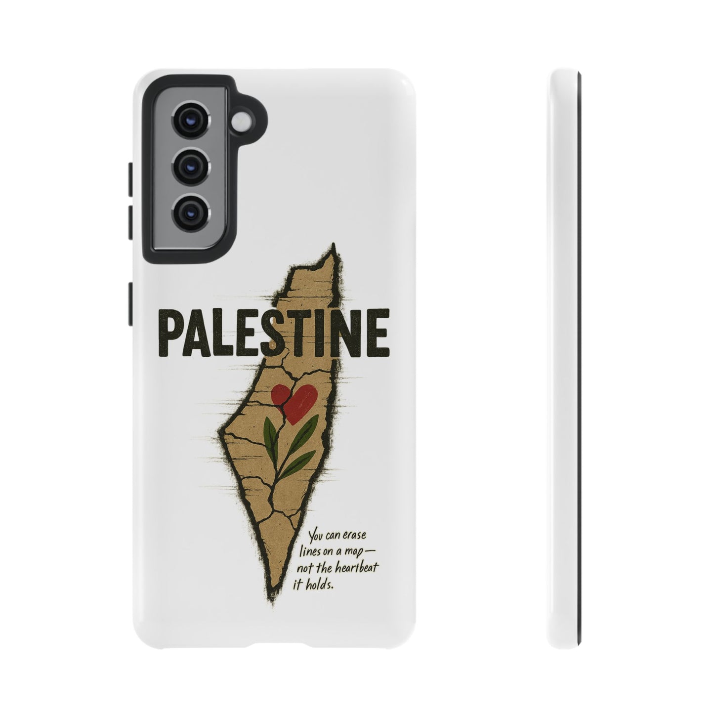 Palestine Heart – Roots & Blood Edition Phone Case