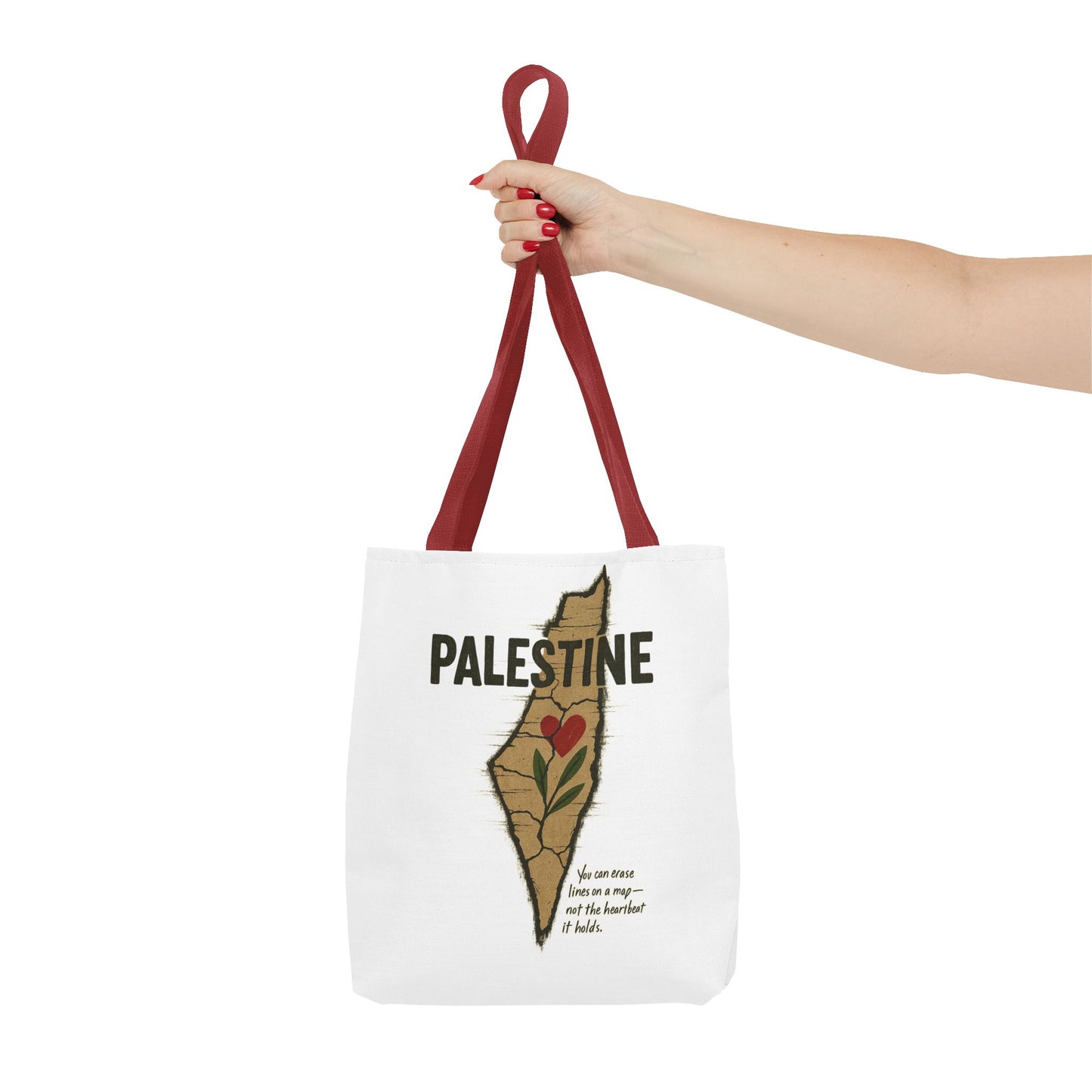 Palestine Heart – Roots & Blood Edition Tote Bag