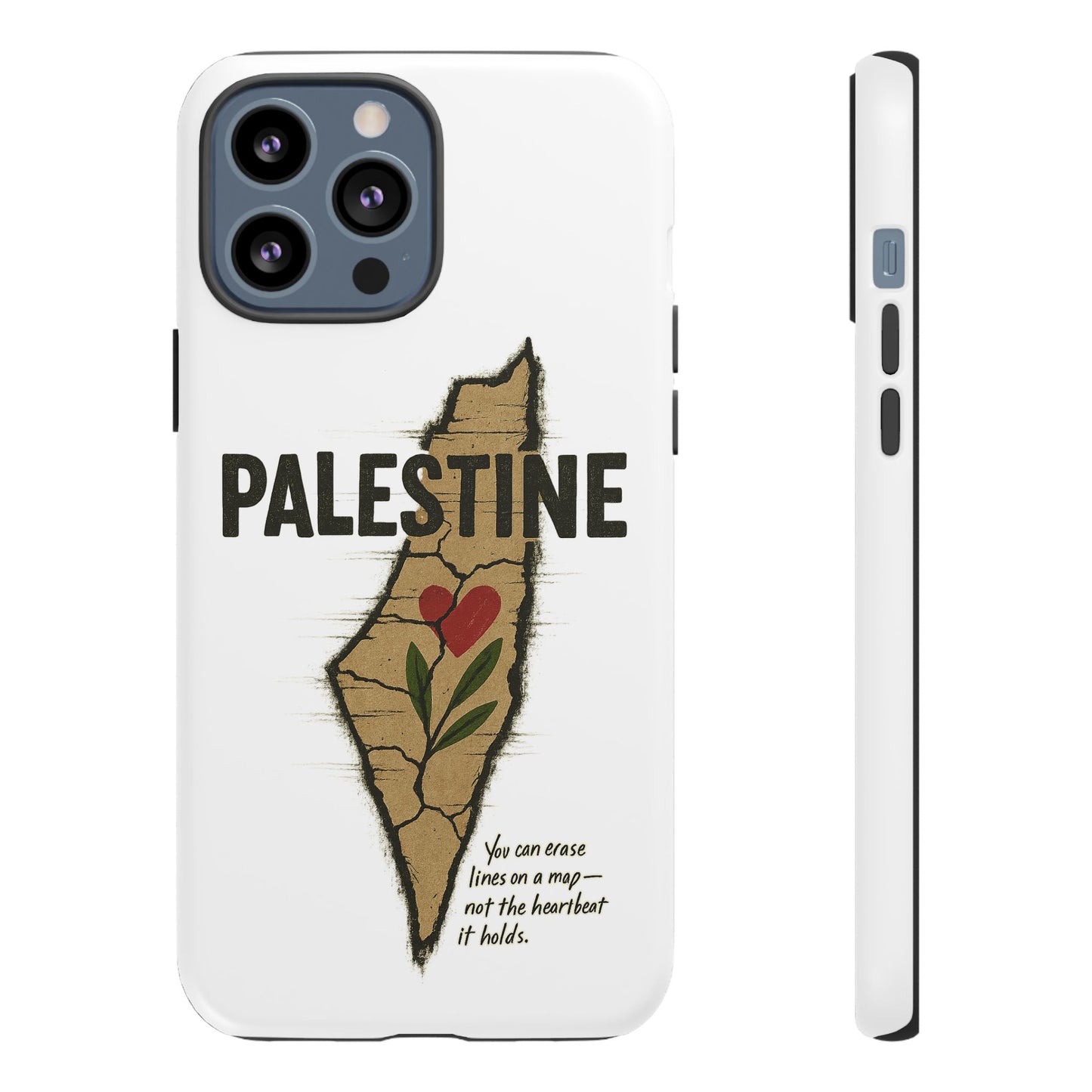 Palestine Heart – Roots & Blood Edition Phone Case