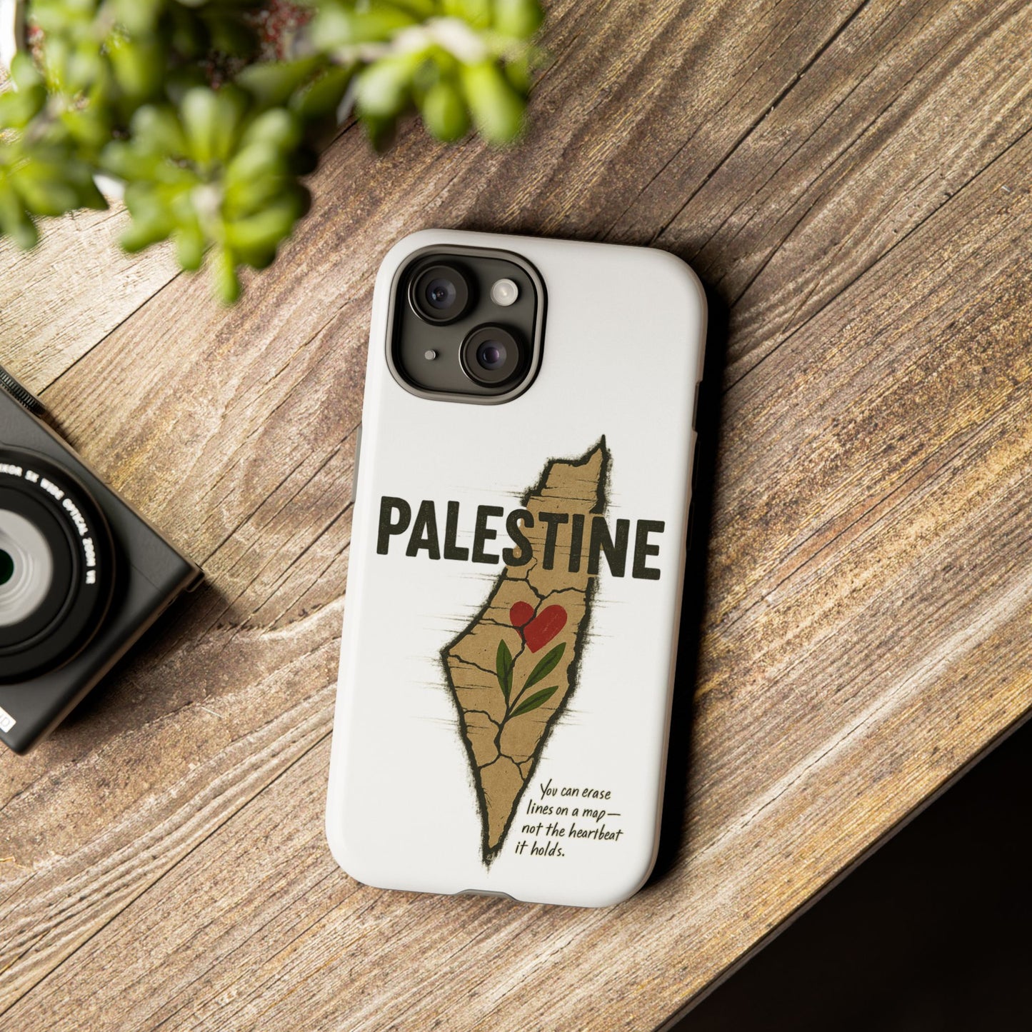 Palestine Heart – Roots & Blood Edition Phone Case