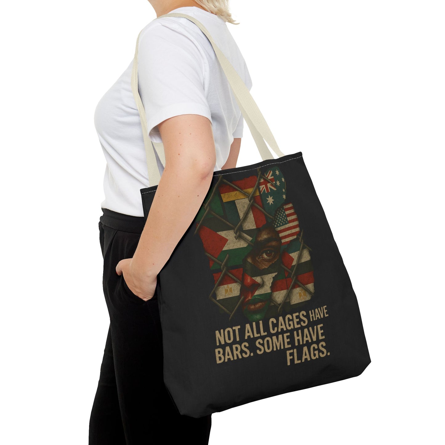 Not All Cages Have Flags – Tote Bag