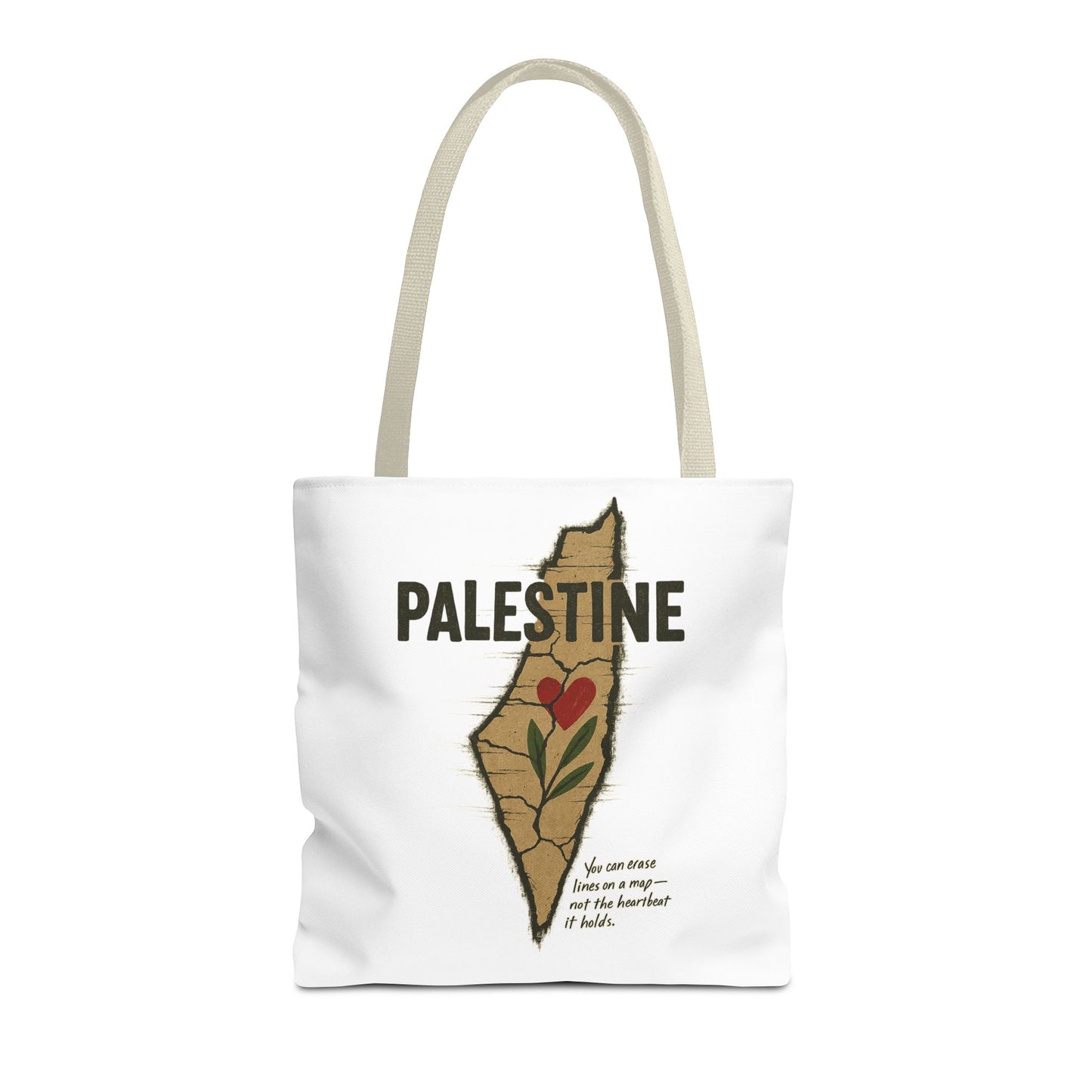 Palestine Heart – Roots & Blood Edition Tote Bag