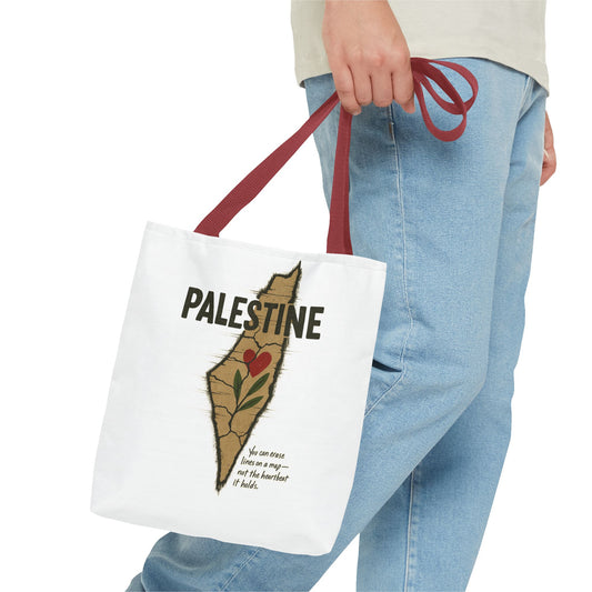 Palestine Heart – Roots & Blood Edition Tote Bag