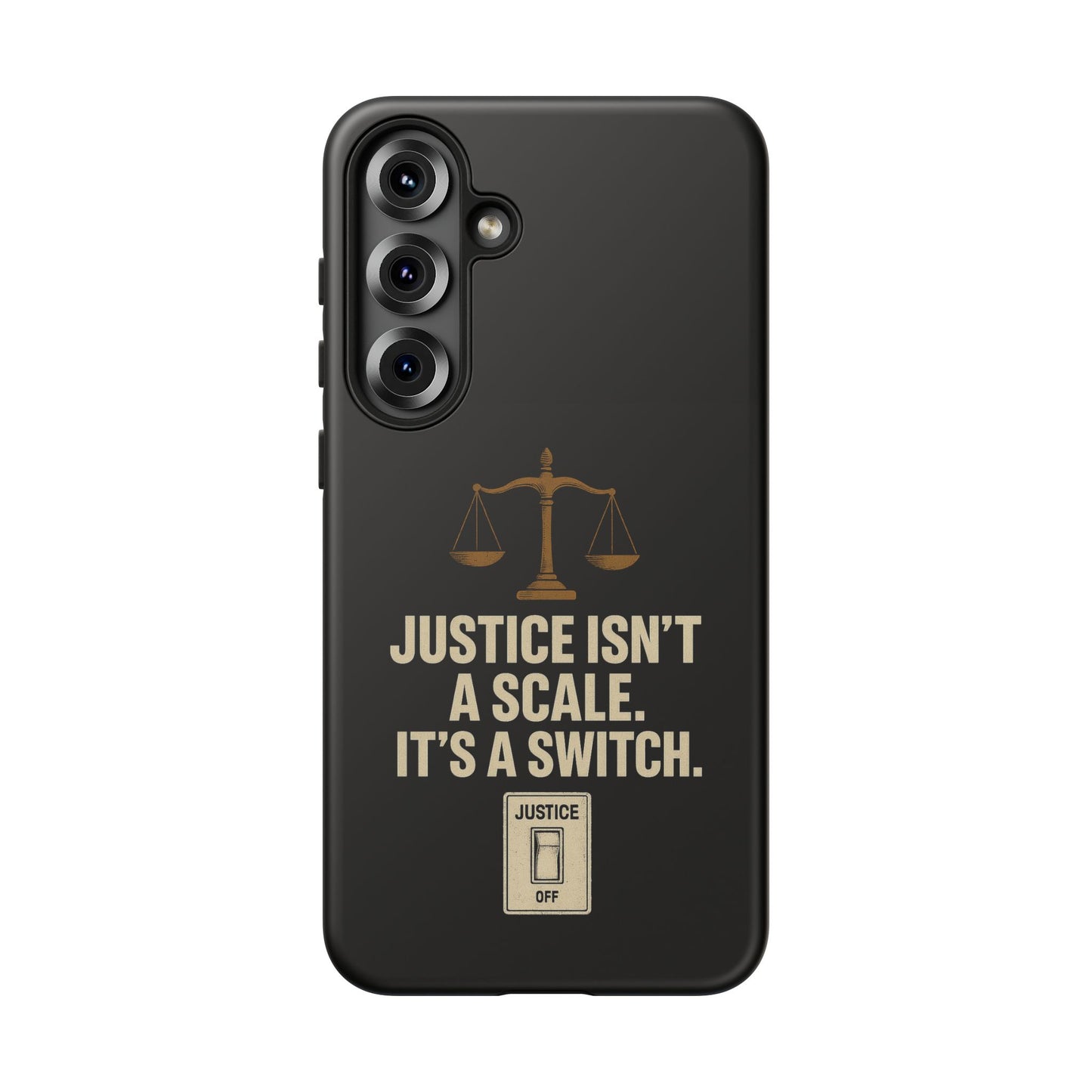 Justice Isn’t a Scale, It’s a Switch – Activist Statement Case