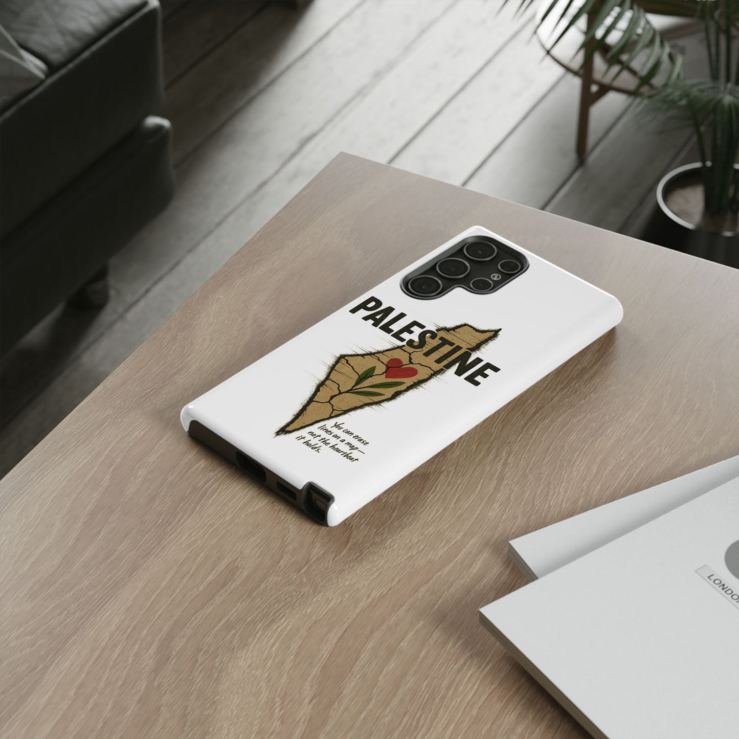 Palestine Heart – Roots & Blood Edition Phone Case