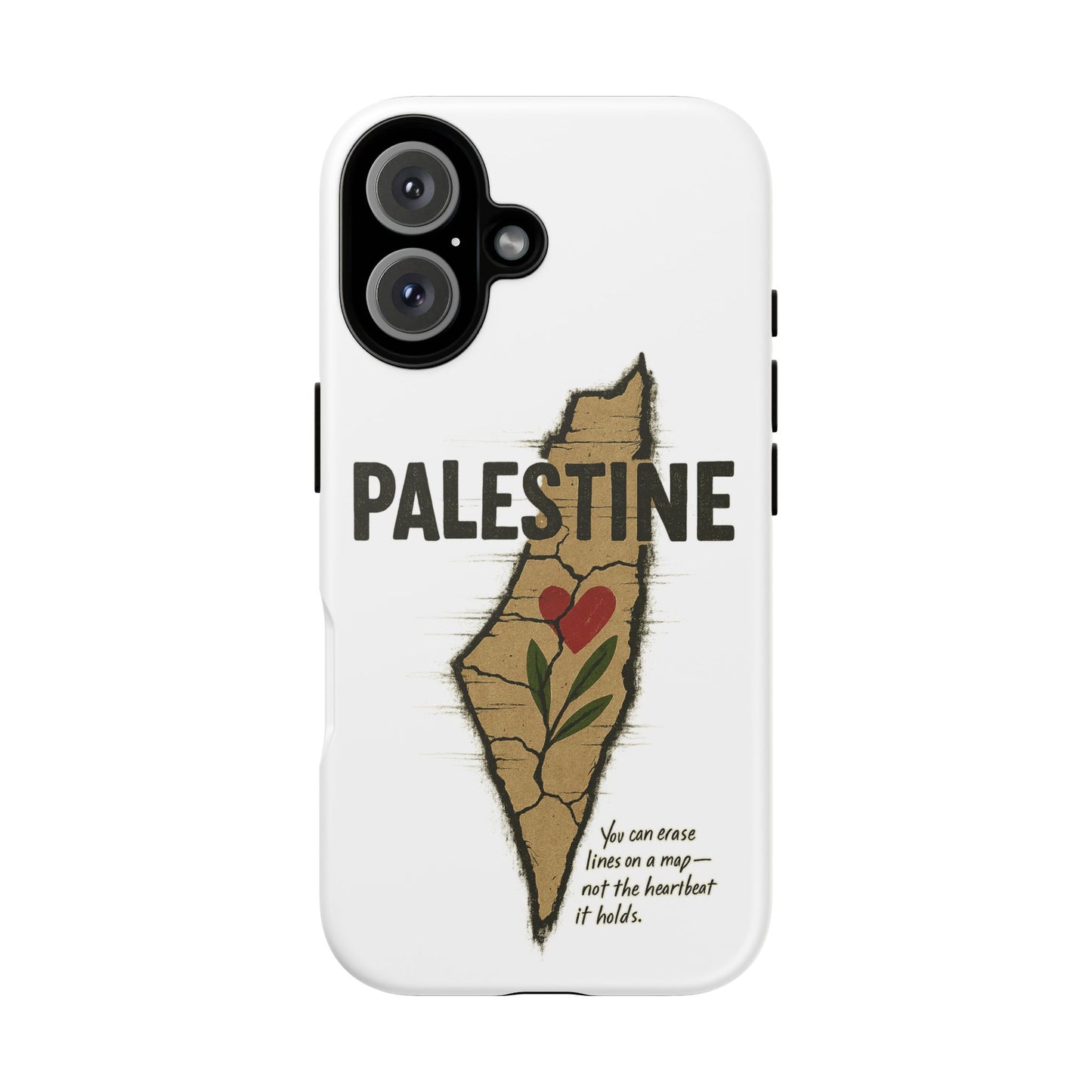 Palestine Heart – Roots & Blood Edition Phone Case