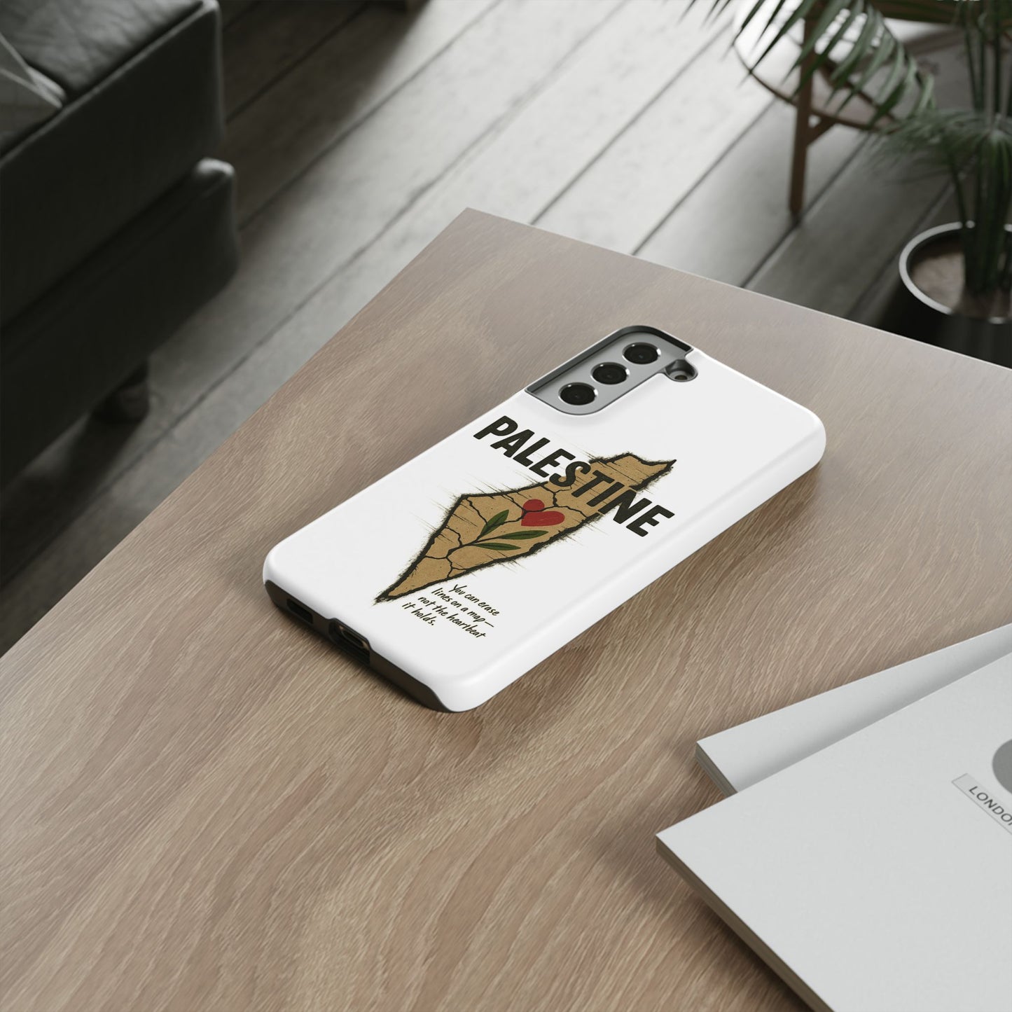 Palestine Heart – Roots & Blood Edition Phone Case