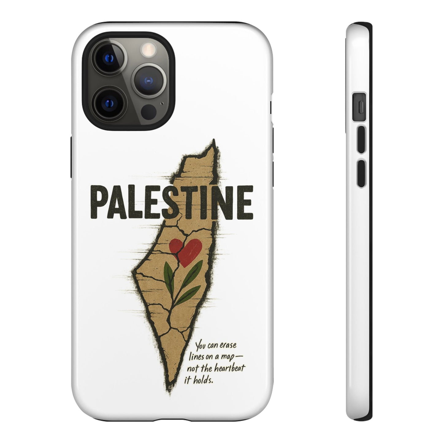 Palestine Heart – Roots & Blood Edition Phone Case