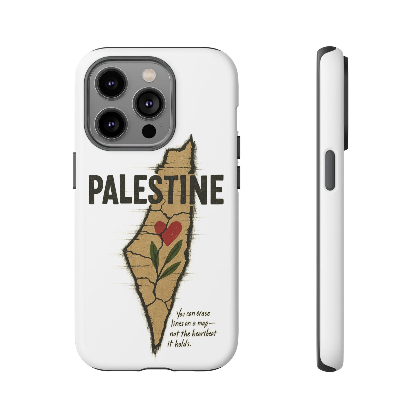 Palestine Heart – Roots & Blood Edition Phone Case