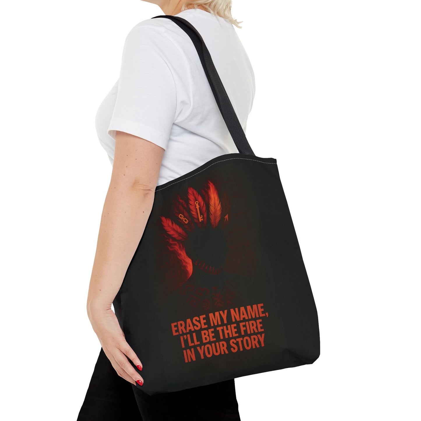 Fire in Your Story – Statement Tote
