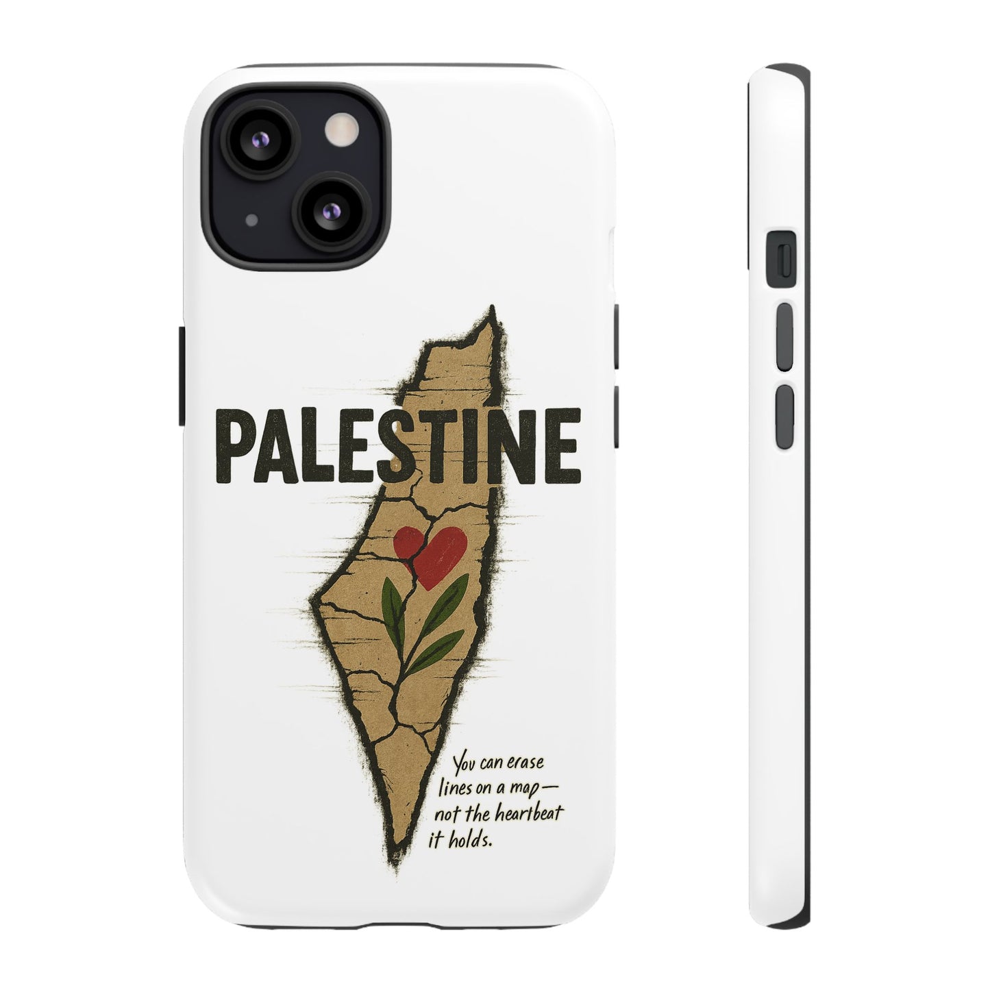 Palestine Heart – Roots & Blood Edition Phone Case