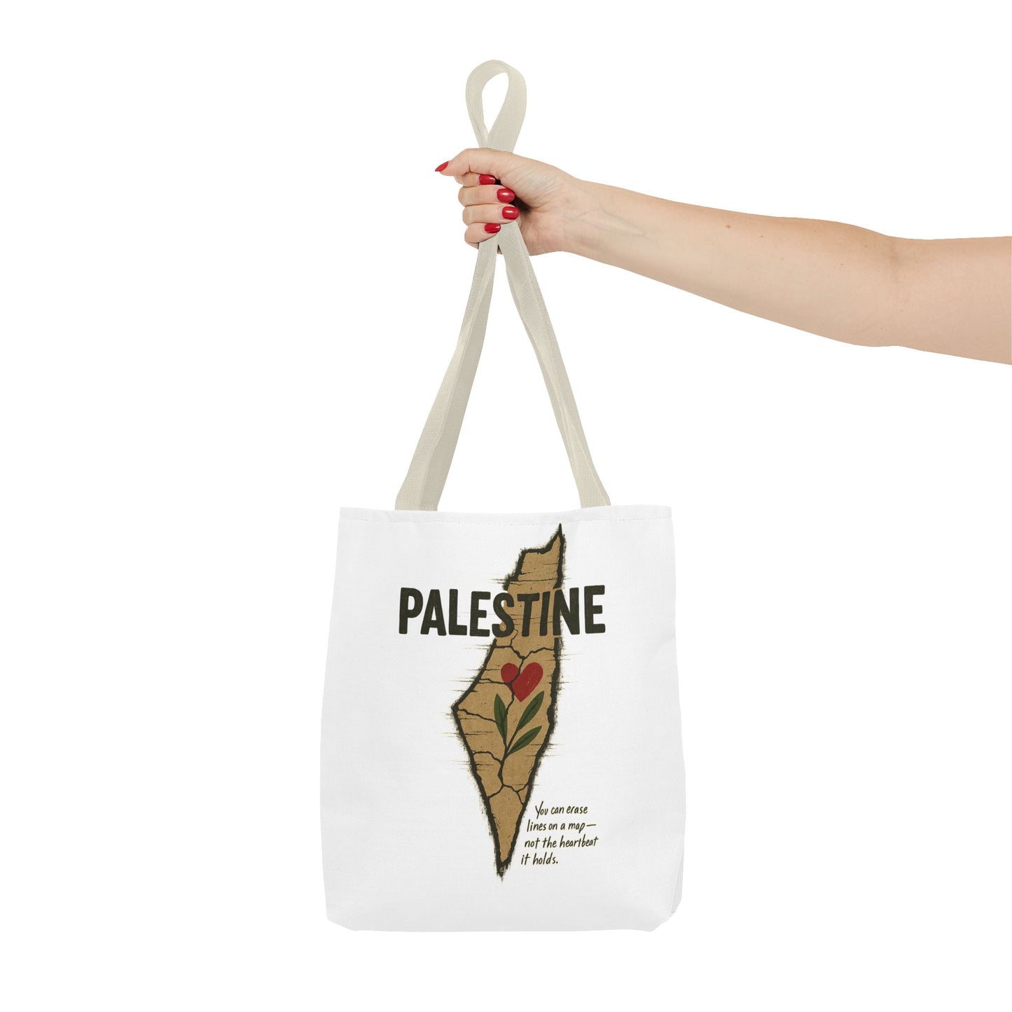Palestine Heart – Roots & Blood Edition Tote Bag