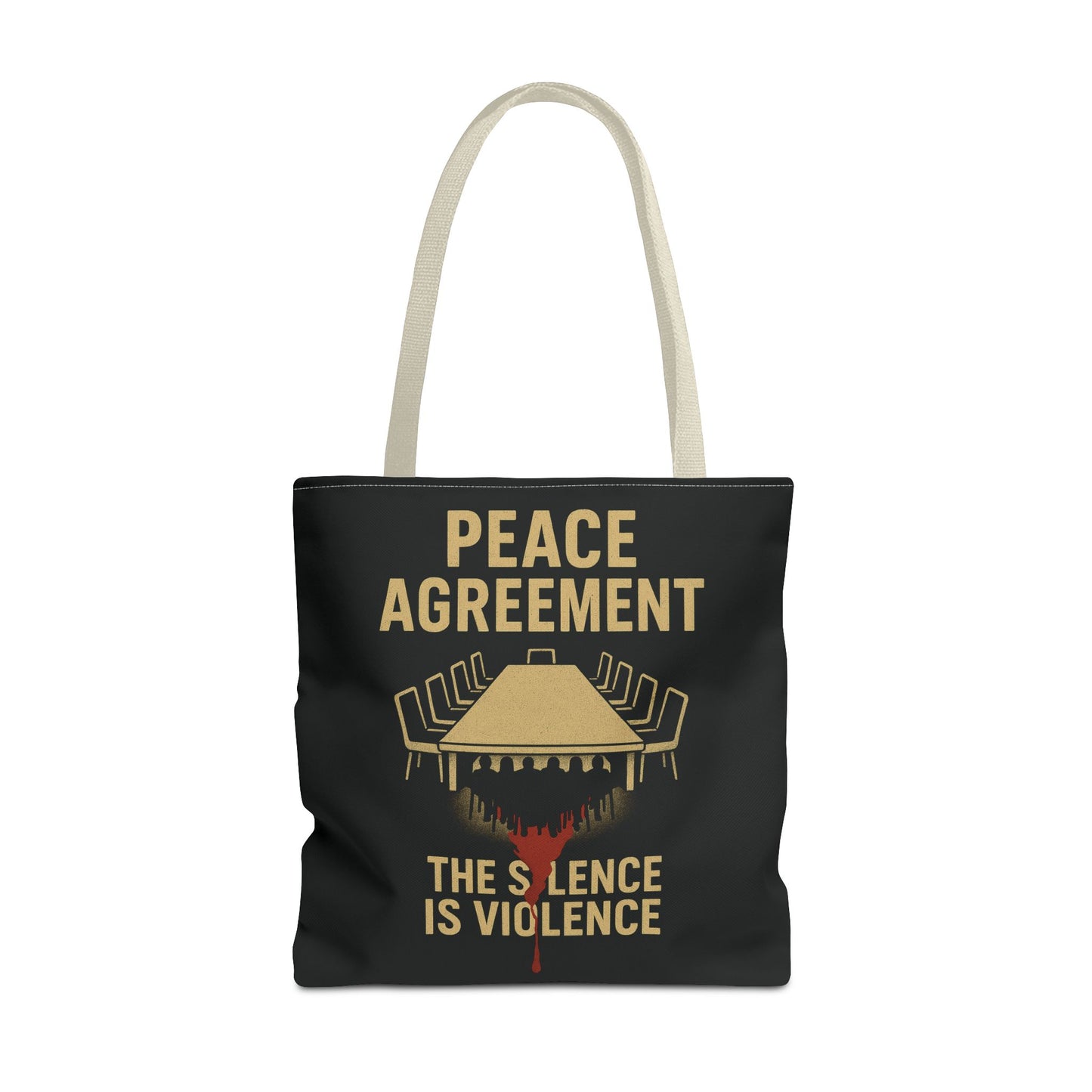 Peace Agreement: Silence is Violence Tote