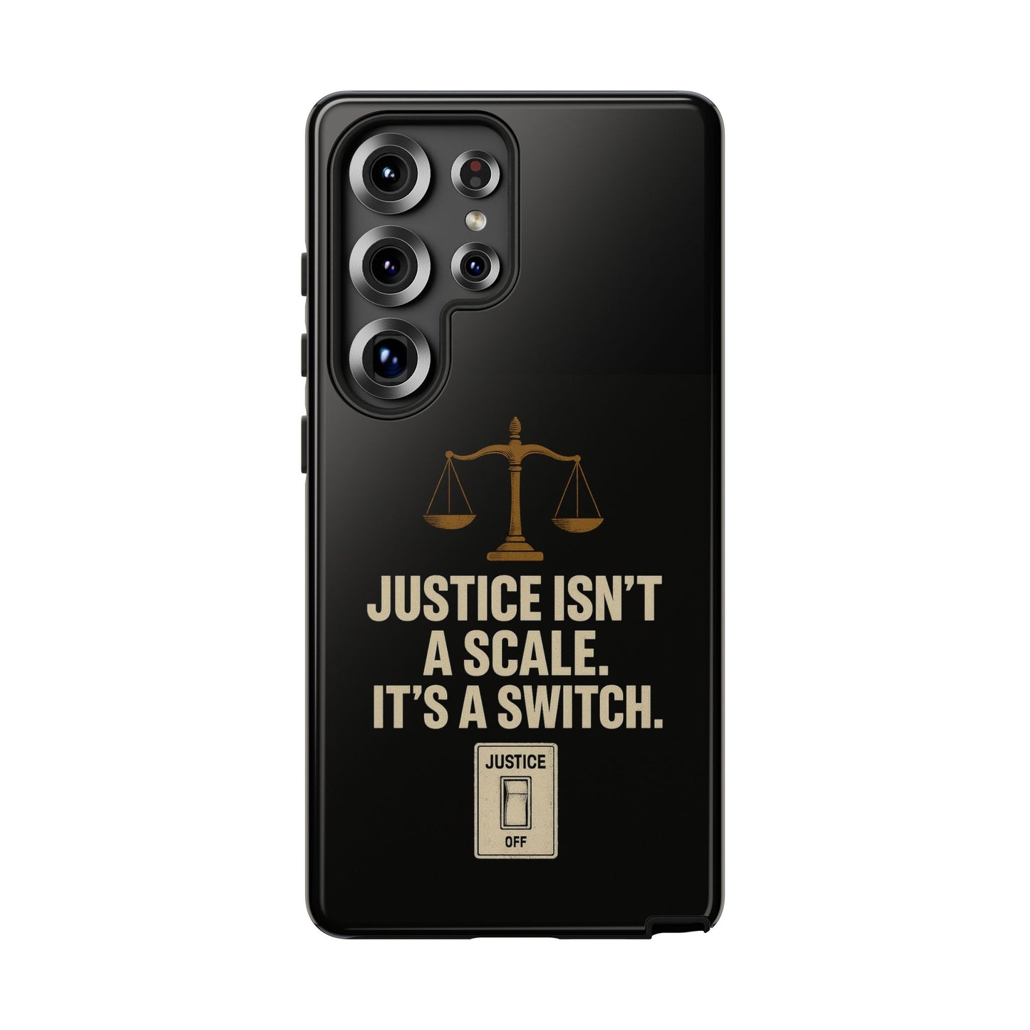 Justice Isn’t a Scale, It’s a Switch – Activist Statement Case