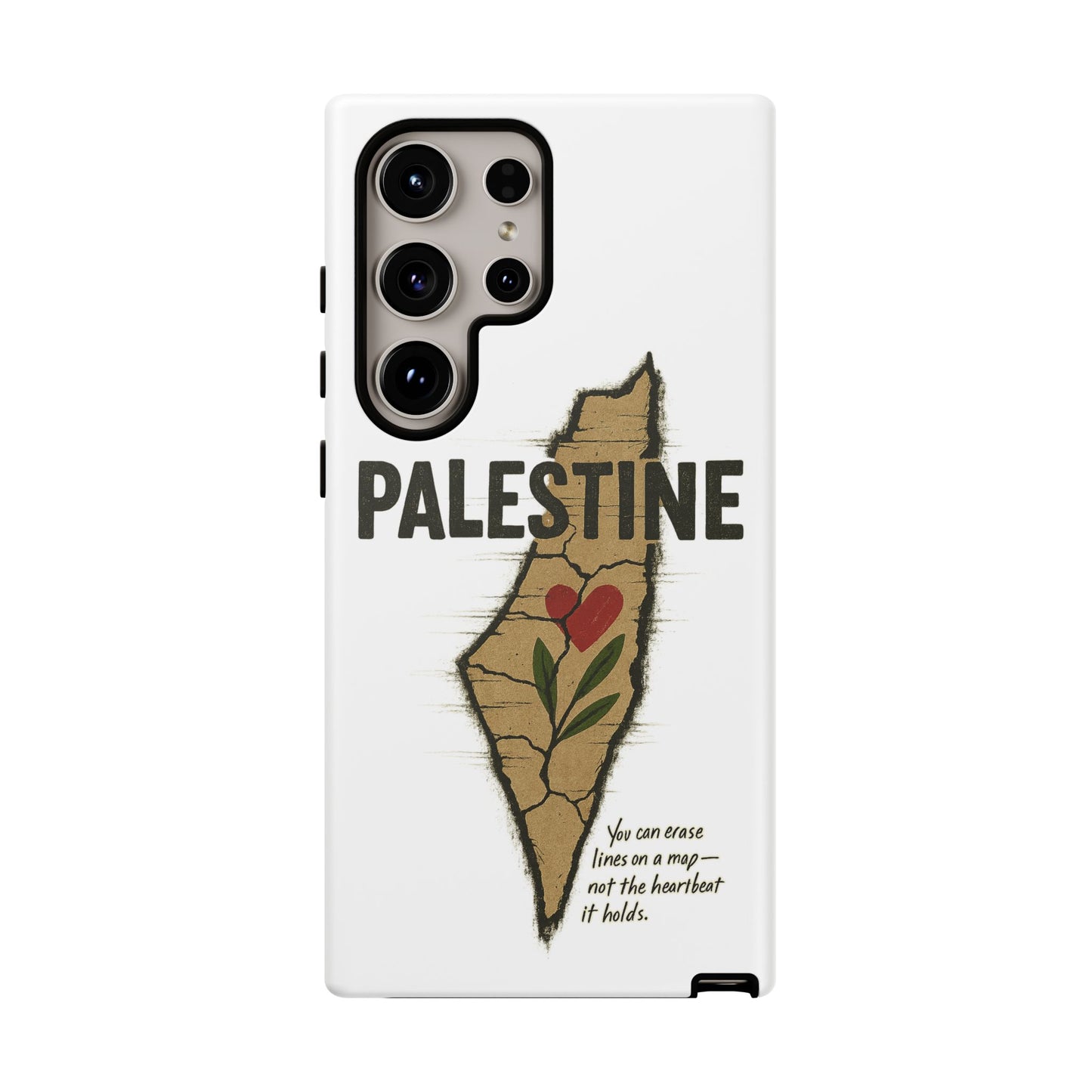 Palestine Heart – Roots & Blood Edition Phone Case