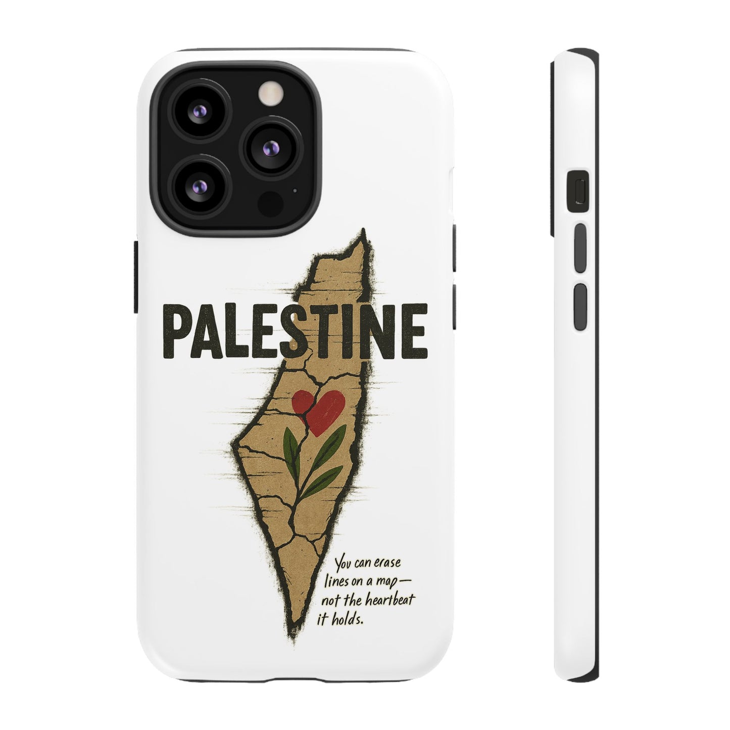 Palestine Heart – Roots & Blood Edition Phone Case