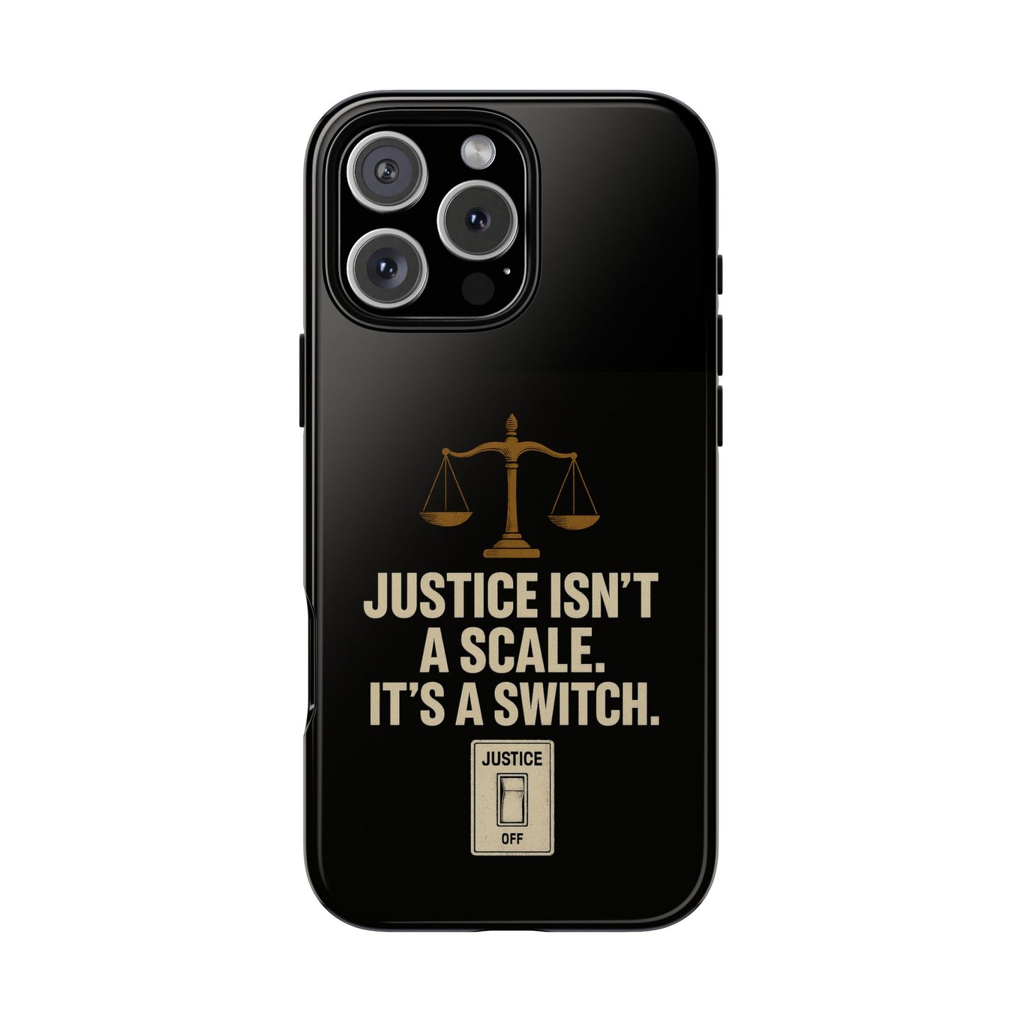 Justice Isn’t a Scale, It’s a Switch – Activist Statement Case