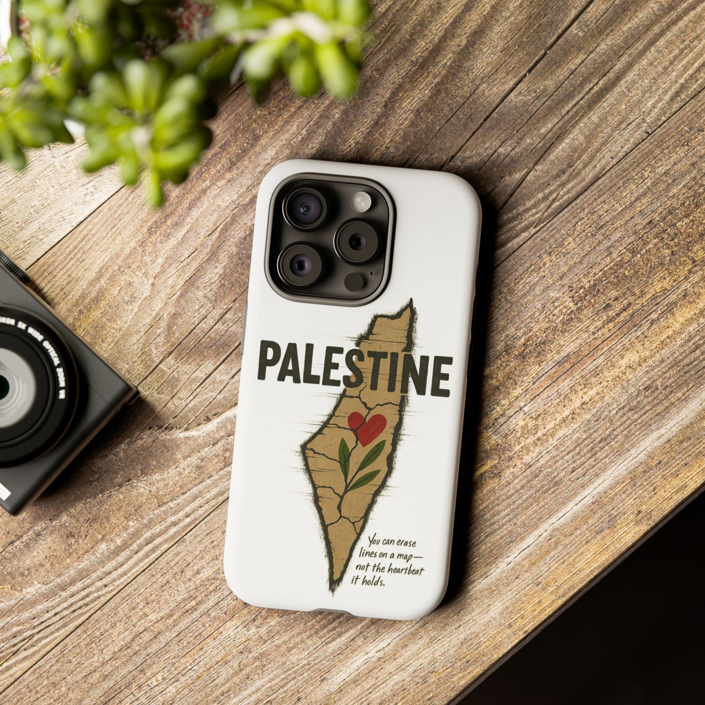 Palestine Heart – Roots & Blood Edition Phone Case