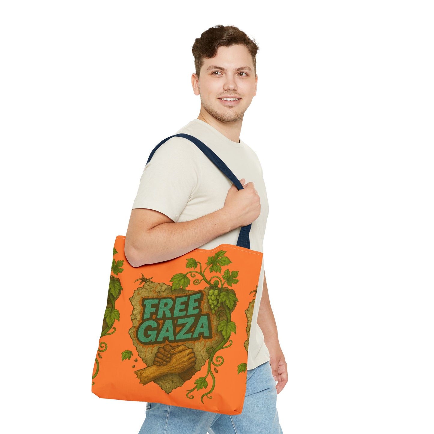 FREE GAZA — Roots of Resistance Tote Bag